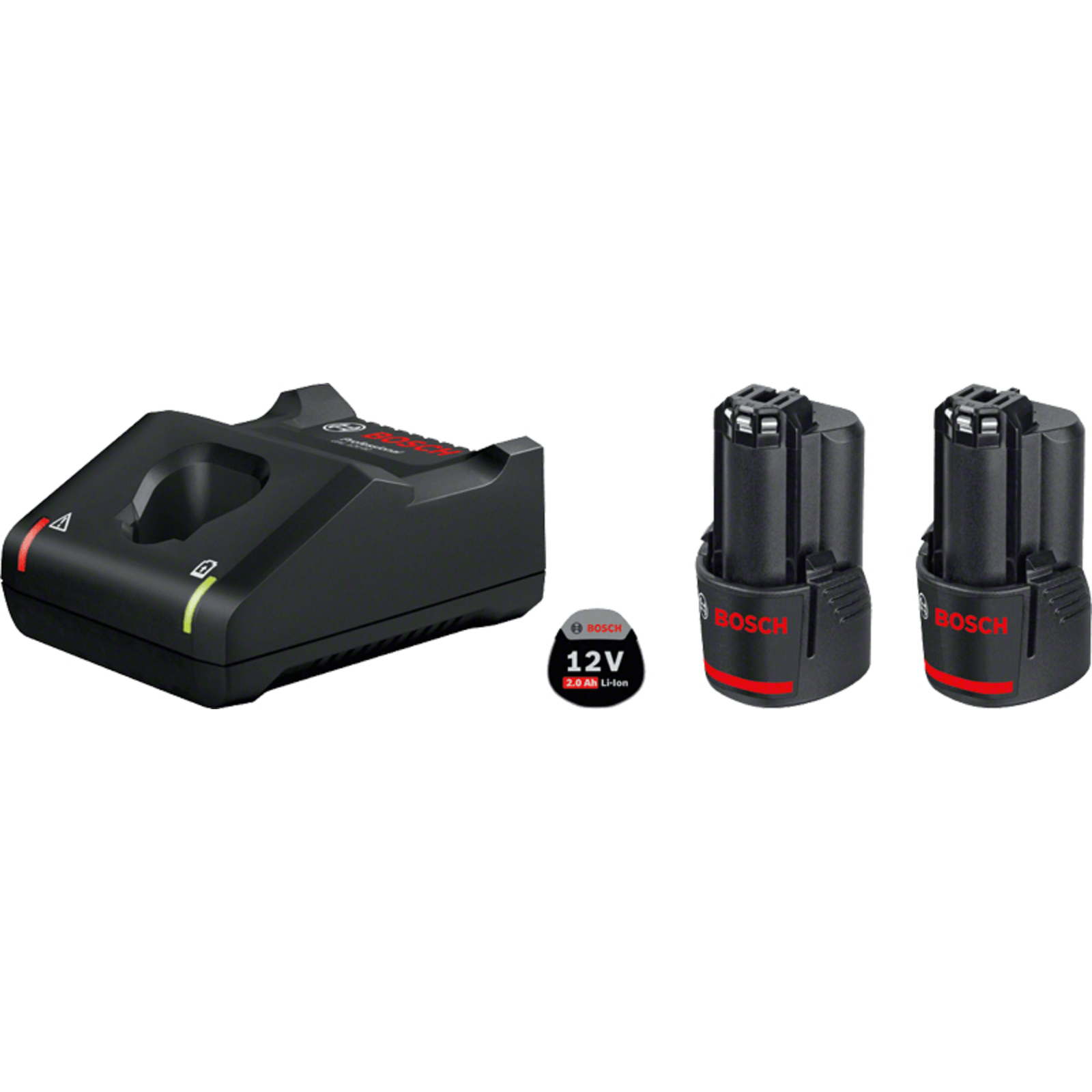 Bosch Starter Set 12V 2x GBA 12V 2.0Ah + GAL 12V-40