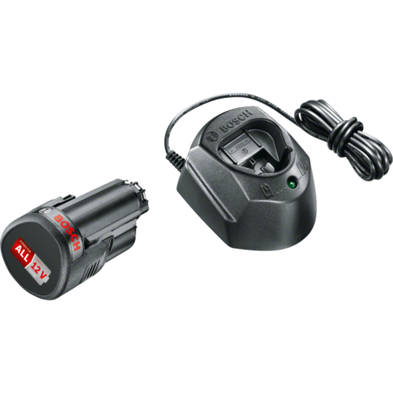 Bosch 1600A01L3D Battery Starter Set (rechargeable Battery 12 Volt System in Box) (1600A01L3D)