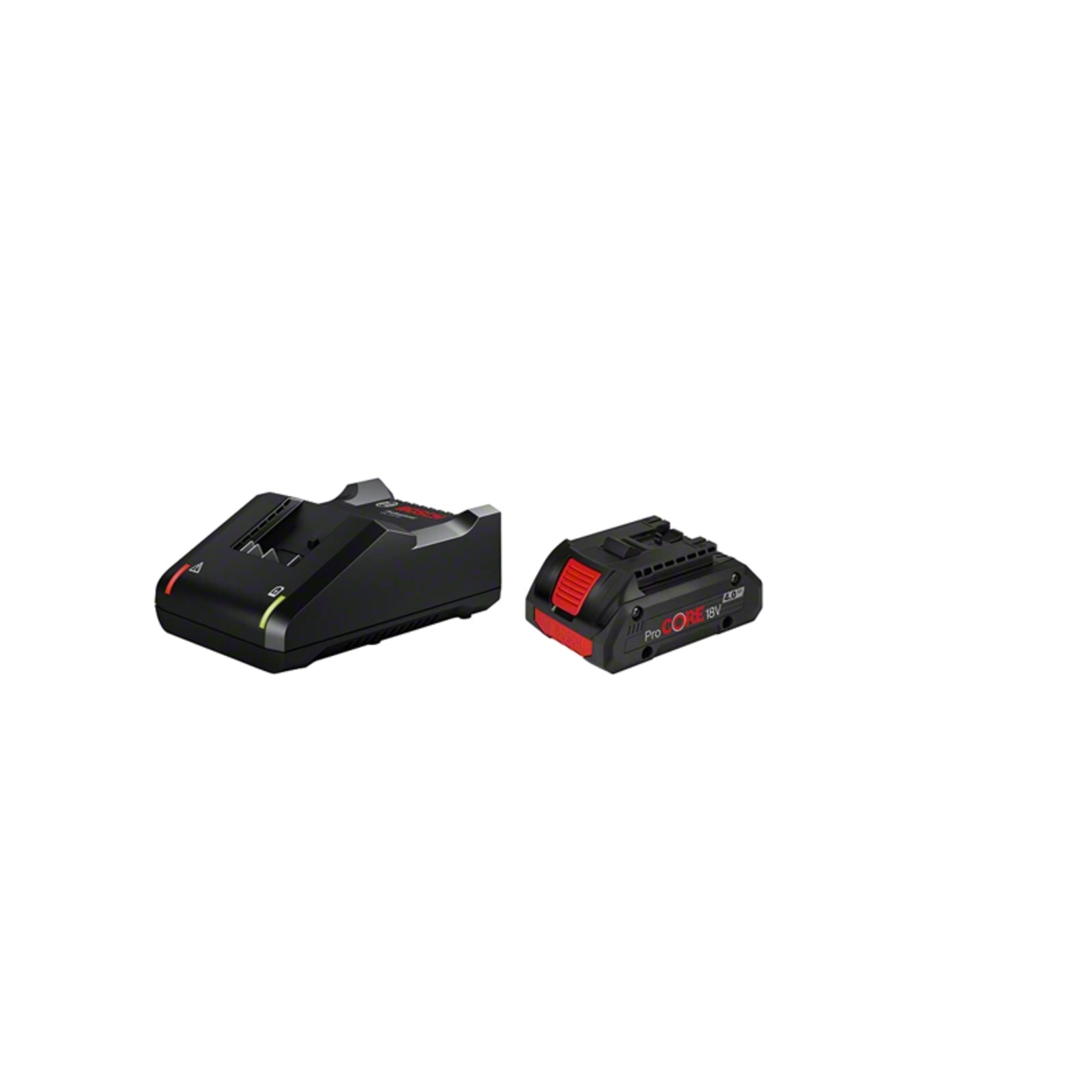 Bosch Starter Set 18V ProCORE 18V 4.0Ah + GAL 18V-40 Professional Black Battery + Charger