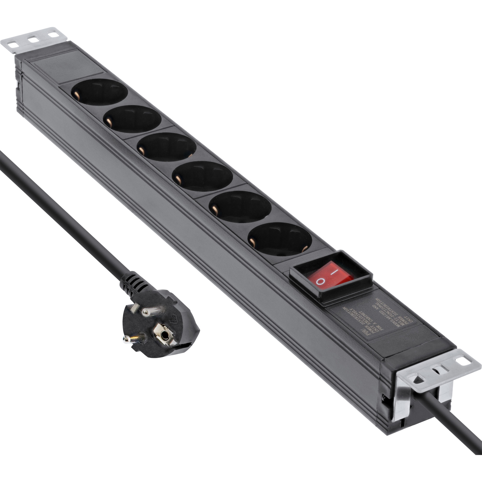 InLine Power Strip (rack Mountable) 3680 Watts Input CEE 7/7 Input Output Connections 6 (6 X Type F)