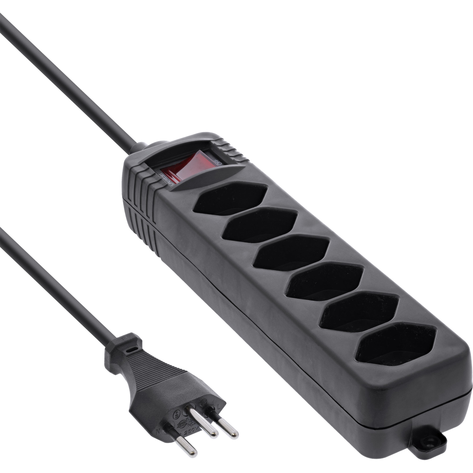 InLine Power Strip AC 250 V 2300 Watts Input Input T12 Output Connections 6 (6 X T13)