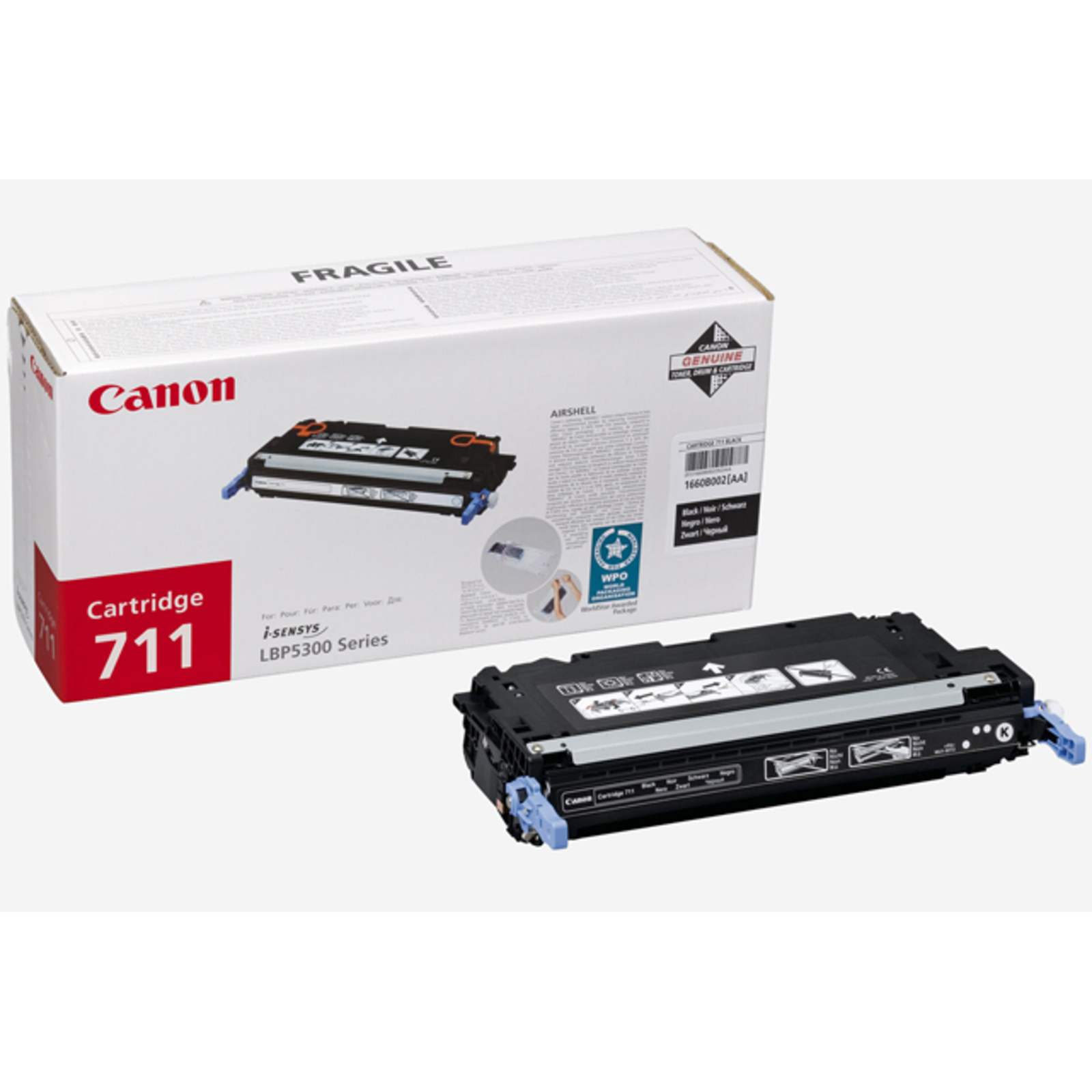 Canon Toner Cartridge Cartridge 711 1660B002 Black 6,000pages