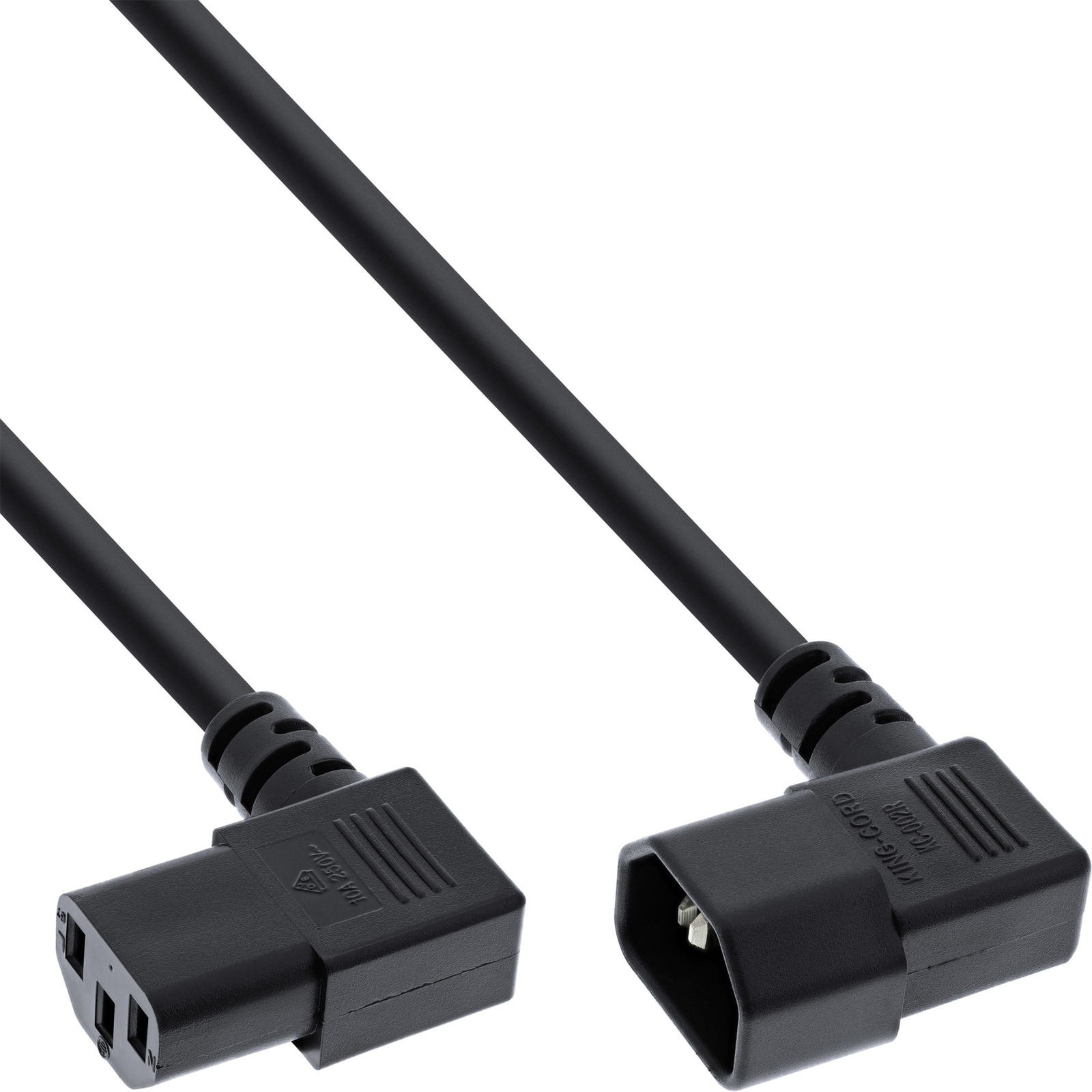 InLine Power Cable 1,8M 90