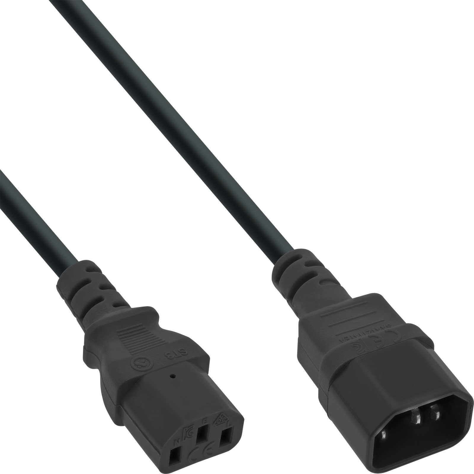 InLine Cold Appliance Extension C13 to C14 3m