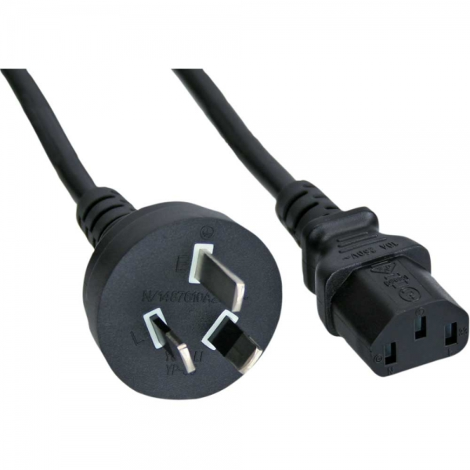 InLine Power Cable Mains Plug Australia to Cold Appliance Plug C13 1.8m