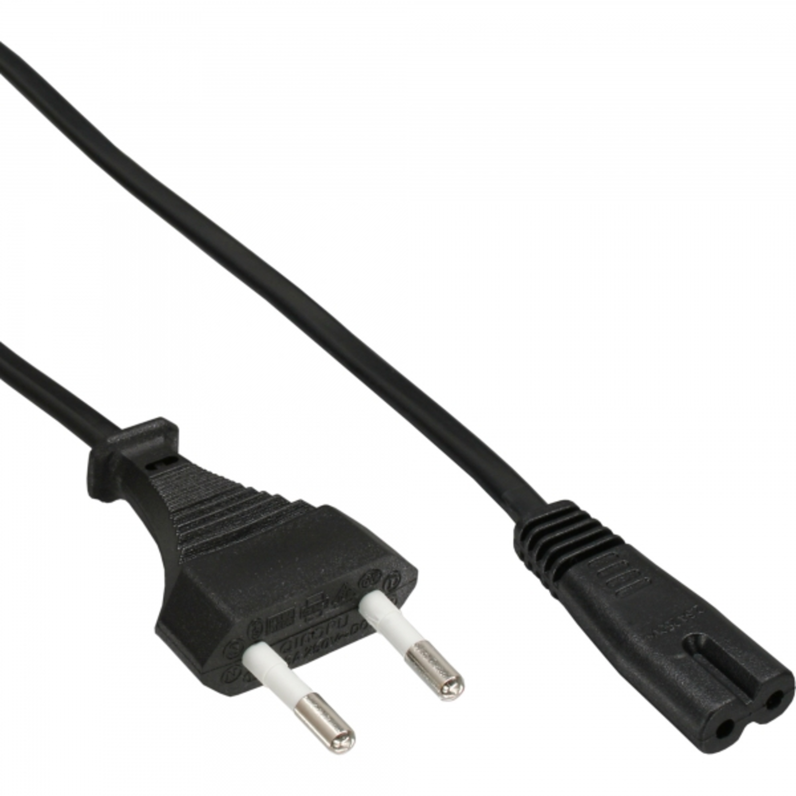 InLine Mains Cable Mains Plug to Euro 8 C7 Plug 10m