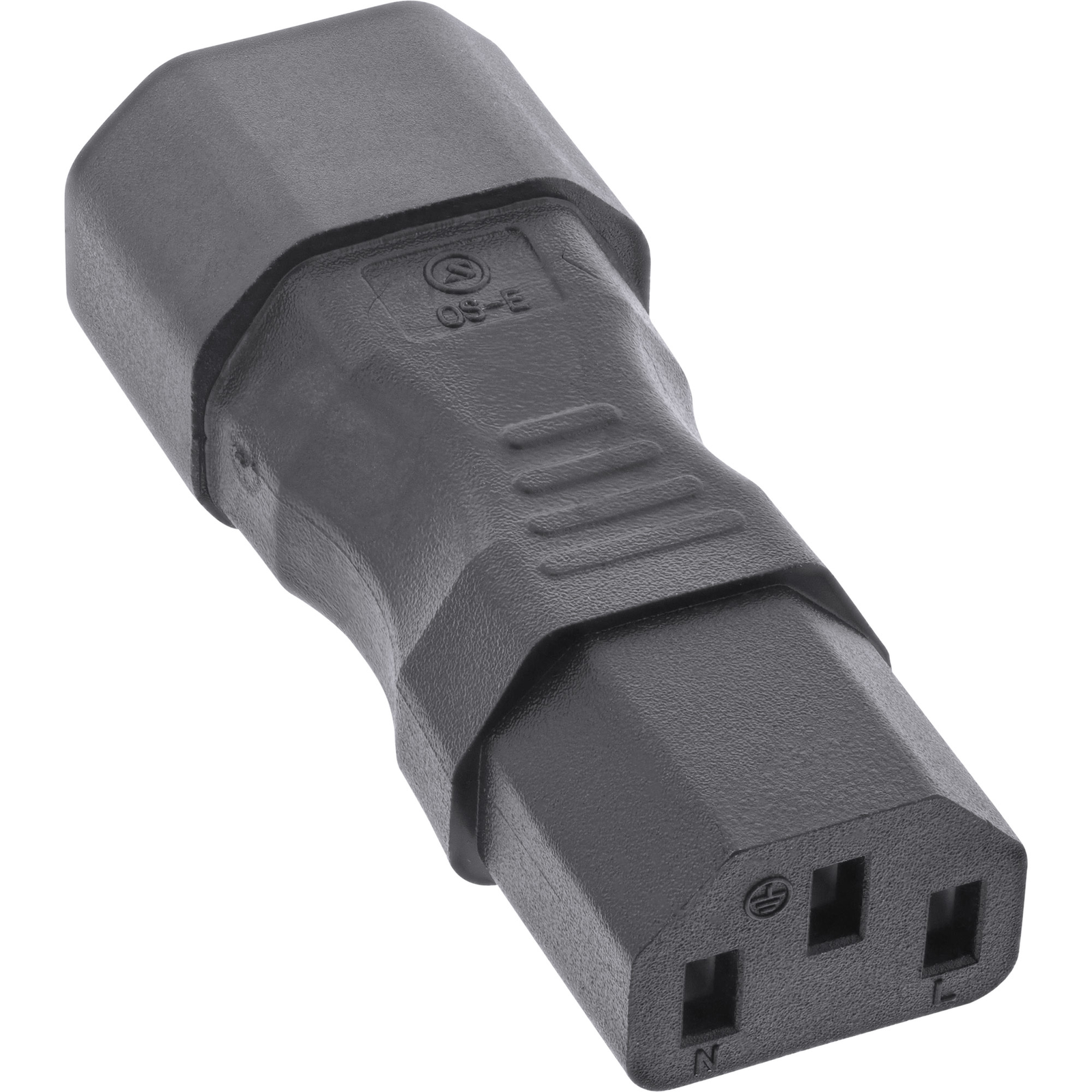InLine Mains Adapter IEC 60320 C14 C13 3-pin Cold Appliances