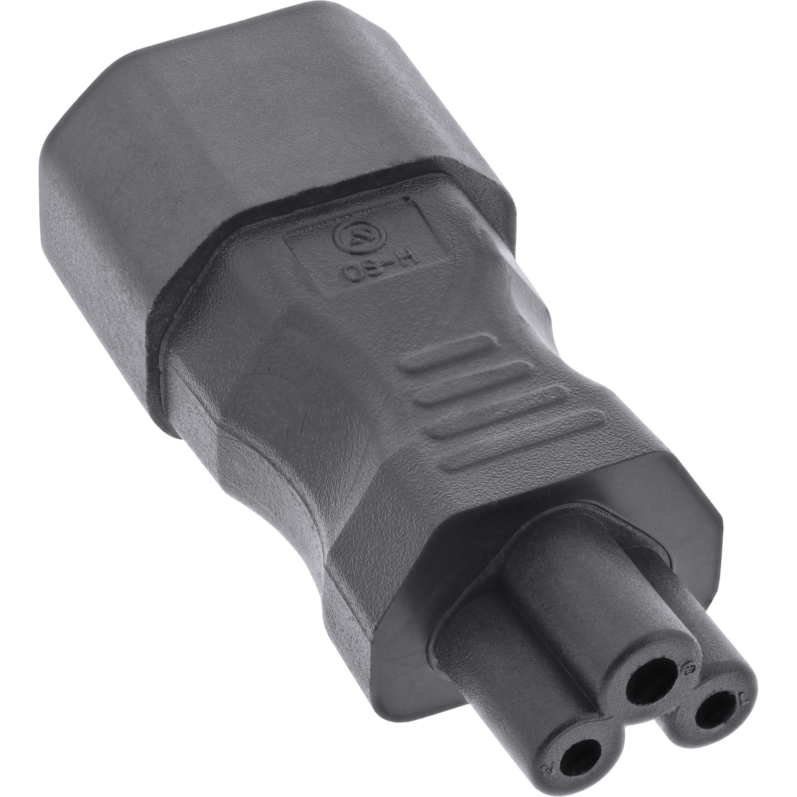 InLine Mains Adapter IEC 60320 C14 C5 3-pin Cold Appliances Notebook