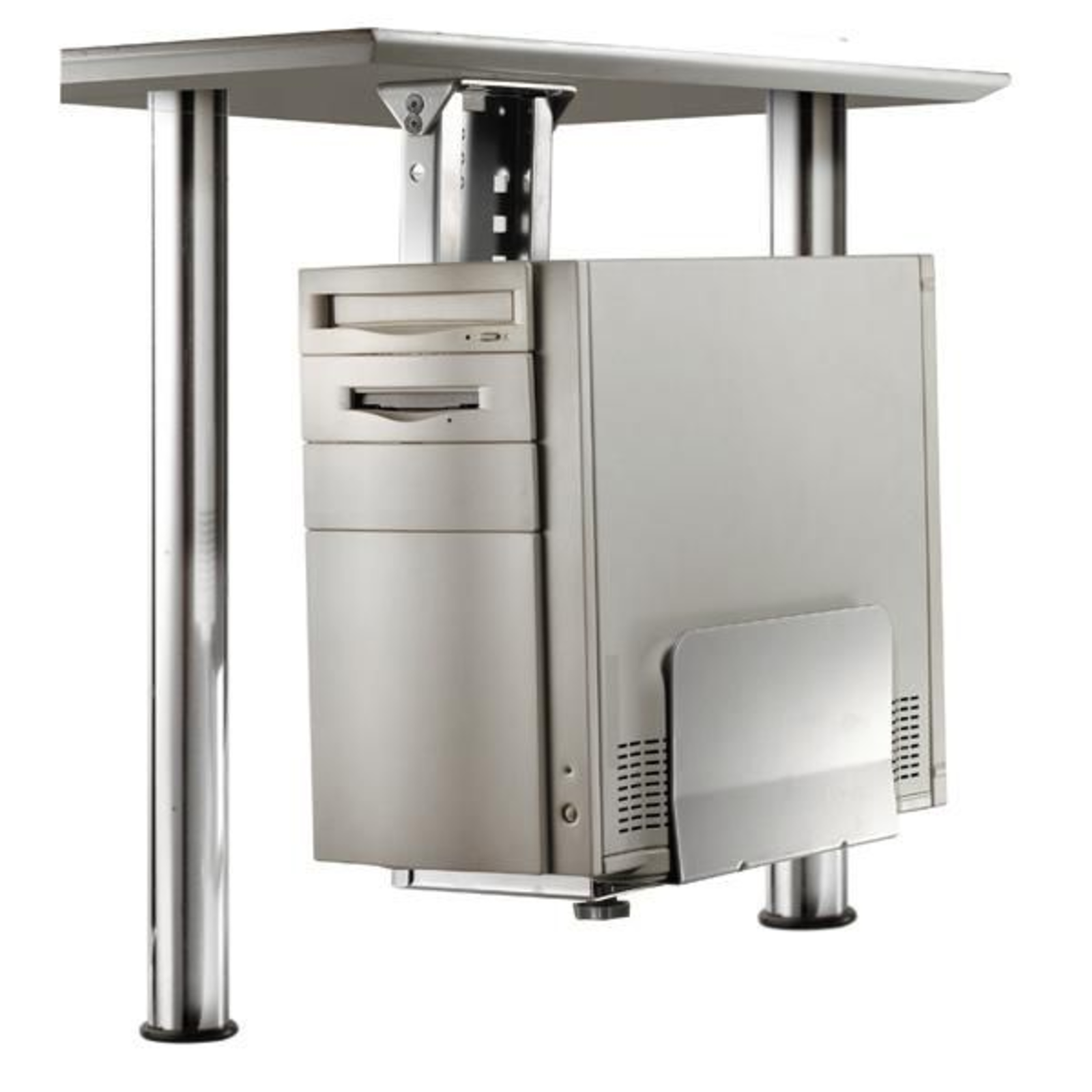 ROLINE PC Holder Silver Table-mounted CPU Holder 30 Kg Silver Steel