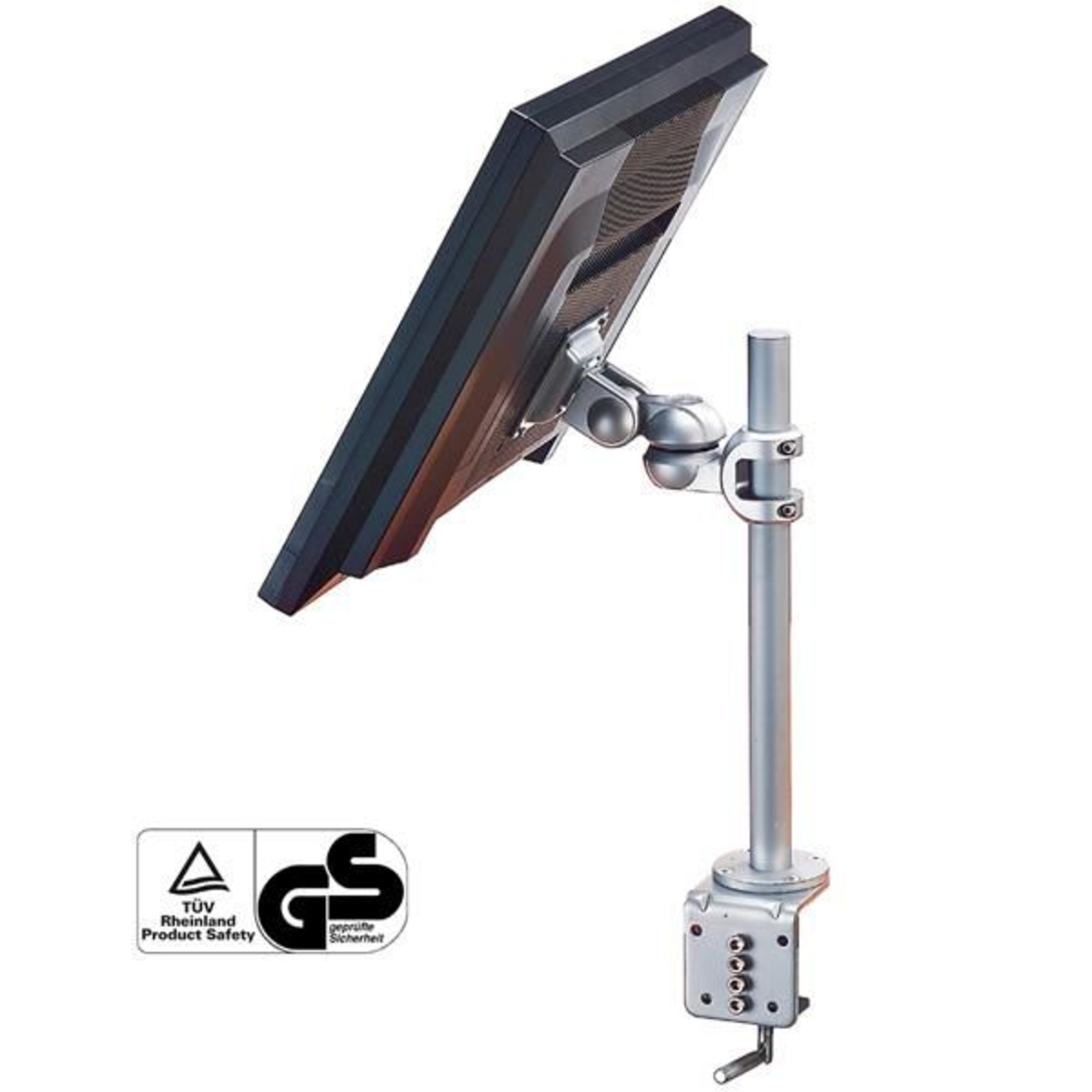 ROLINE LCD Arm Support Bar 2G Table Mounting 12 Kg 75 X 75mm 100 X 100mm Silver