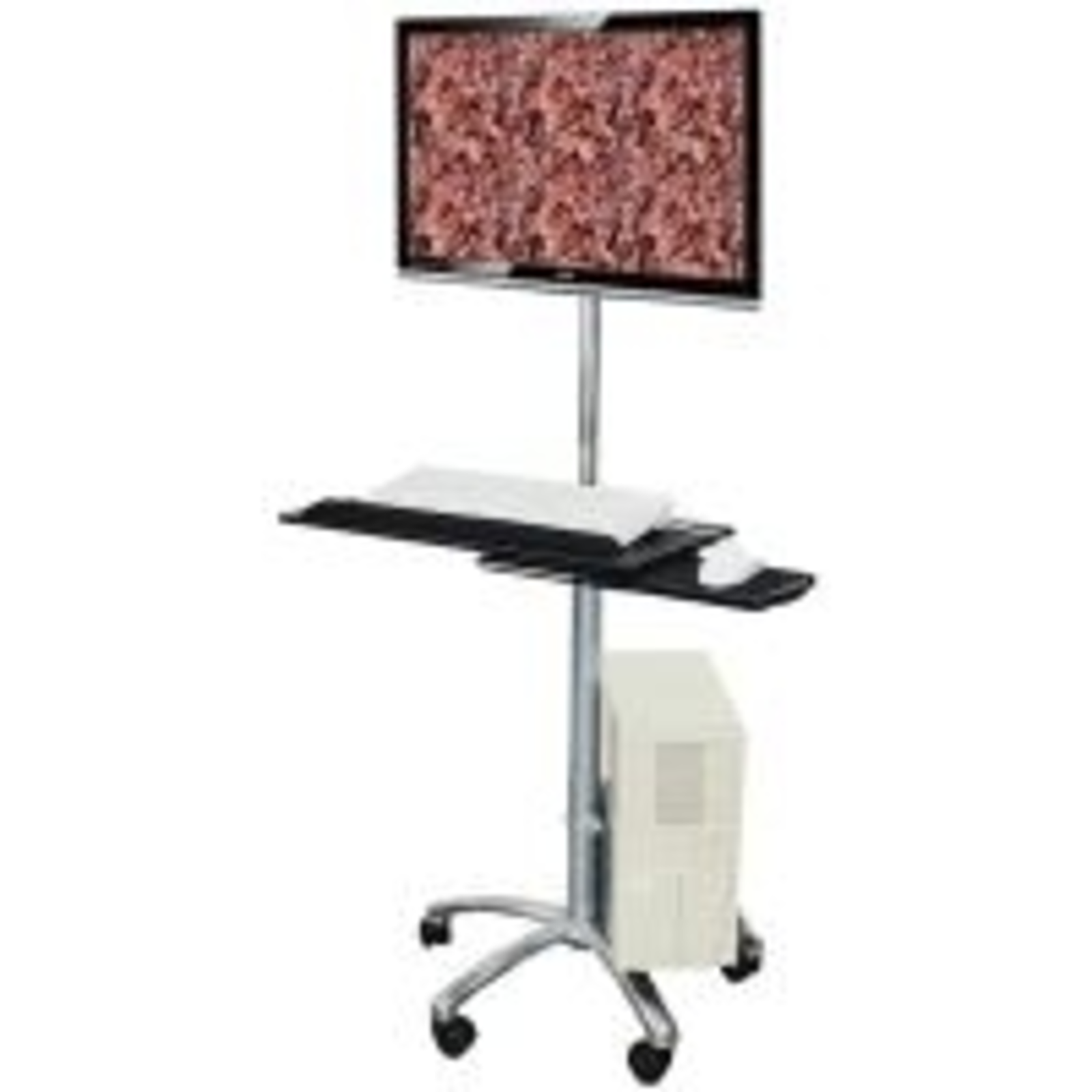 Value 17.99.1174 Mobile Sit/Stand PC Workstation Silver