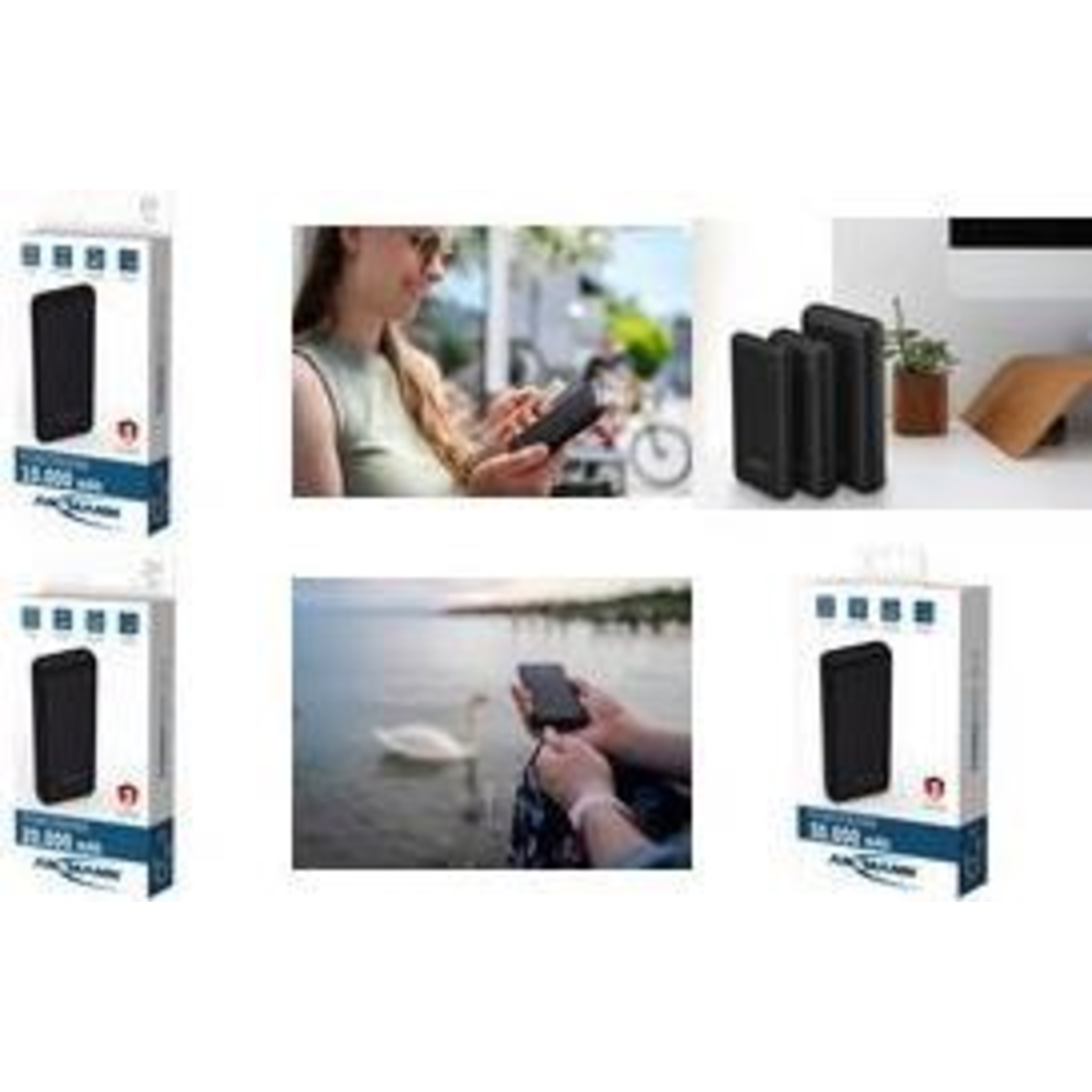 Ansmann Powerbank PB212 20000 MAh Anthracite