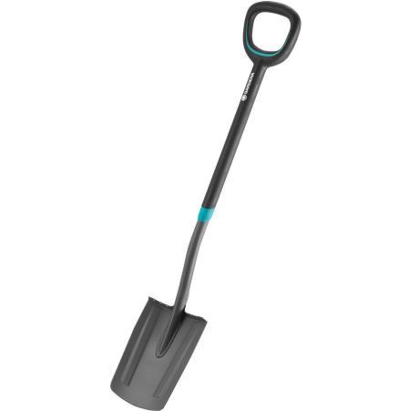 Gardena ErgoLine Spade Grey/turquoise Length 117cm