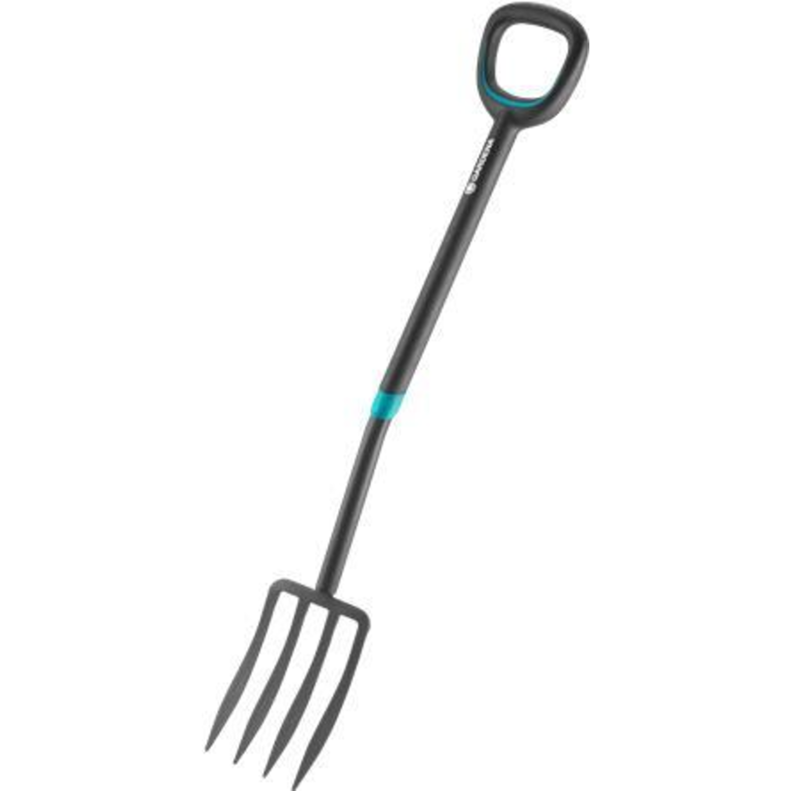 Gardena ErgoLine Spading Fork Grey Turquoise Length 117cm