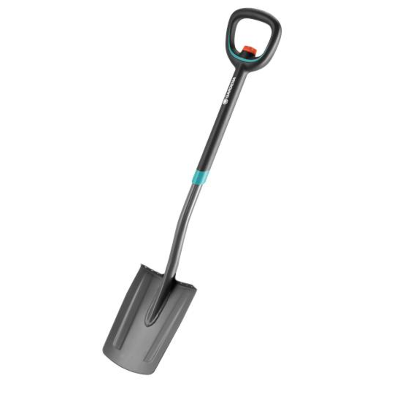 Gardena ErgoLine Telescopic Spade Grey Turquoise Length 106cm 126cm
