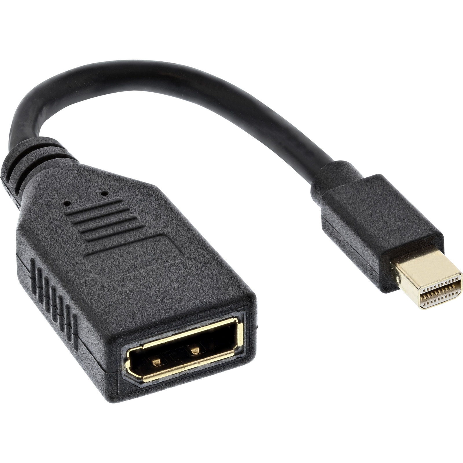 InLine Mini DisplayPort ST to DisplayPort BU Cable 4K2K Black 0.15m