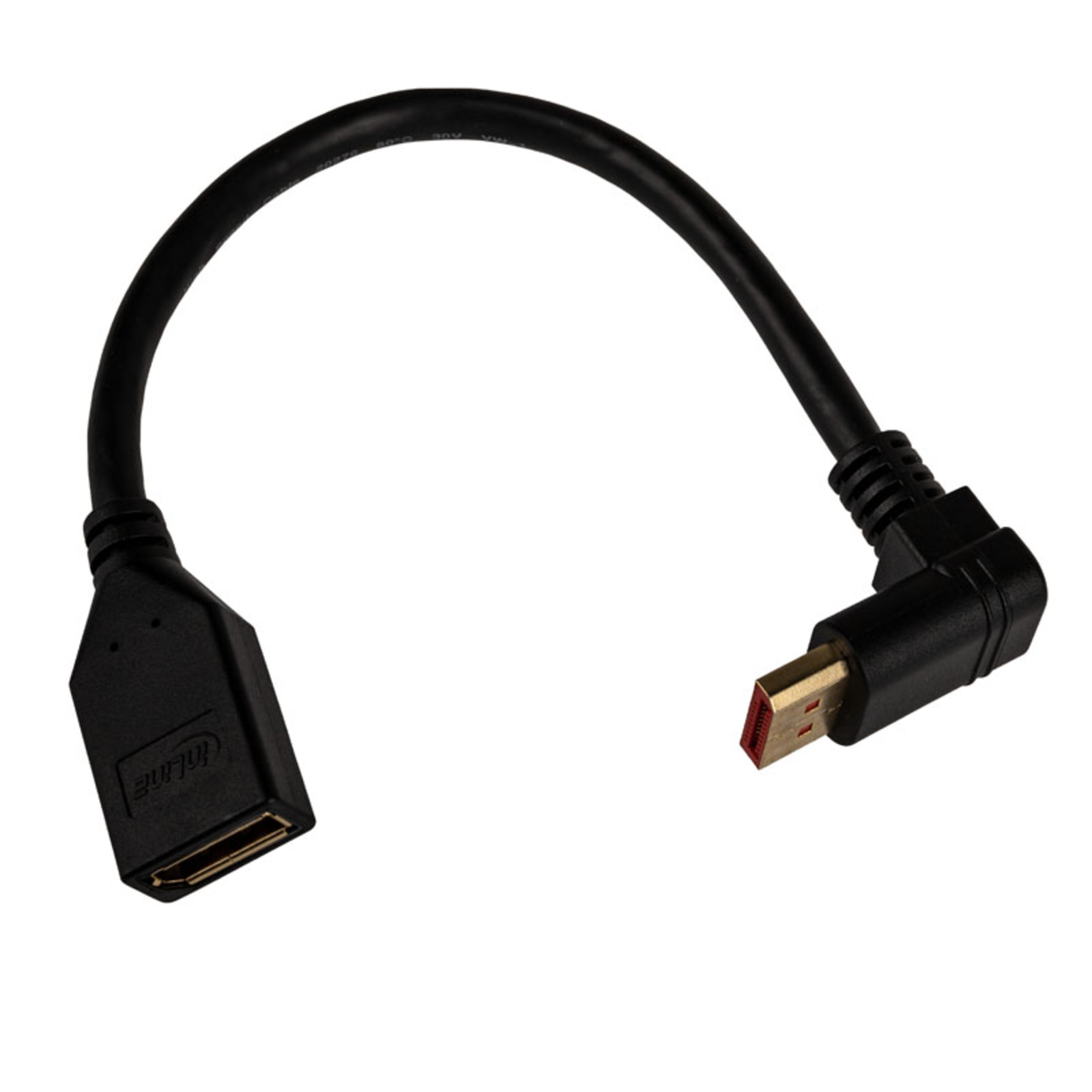InLine DisplayPort 1.4 Adapter Cable ST-BU 8K4K Angled Upwards