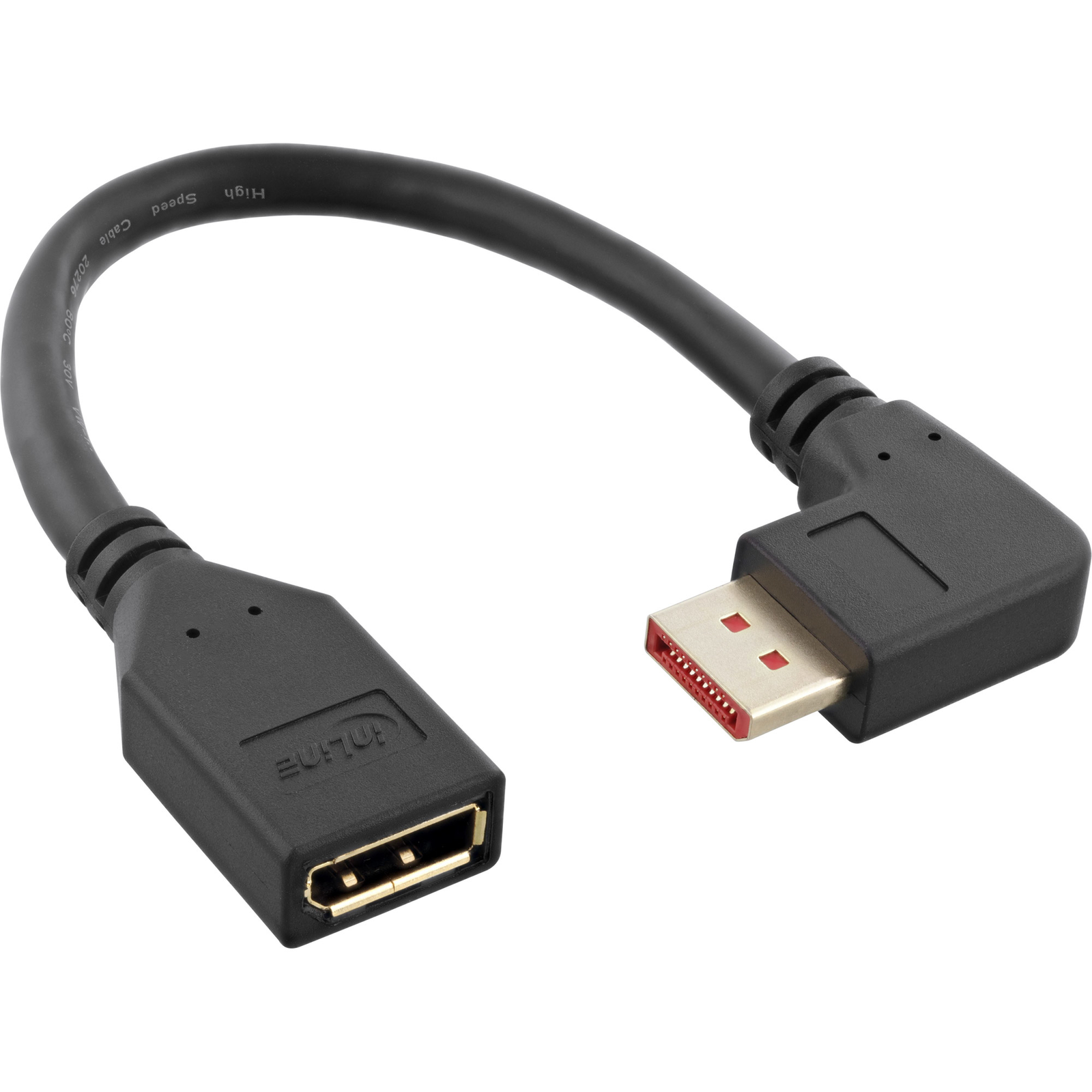 InLine DisplayPort 1.4 Adapter Cable ST-BU 8K4K Right Angled