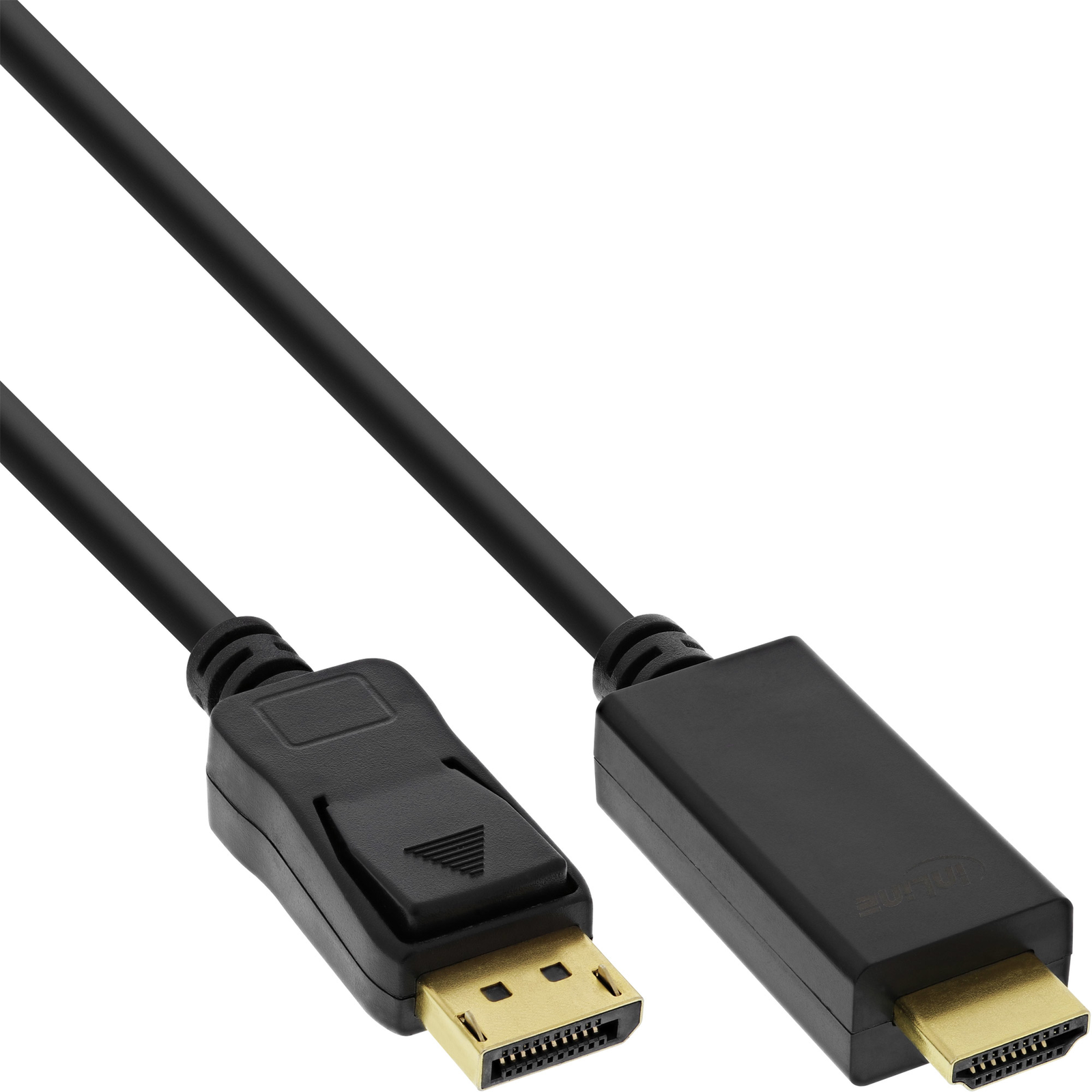 InLine DisplayPort to HDMI Converter Cable 4K-60Hz Black 1m