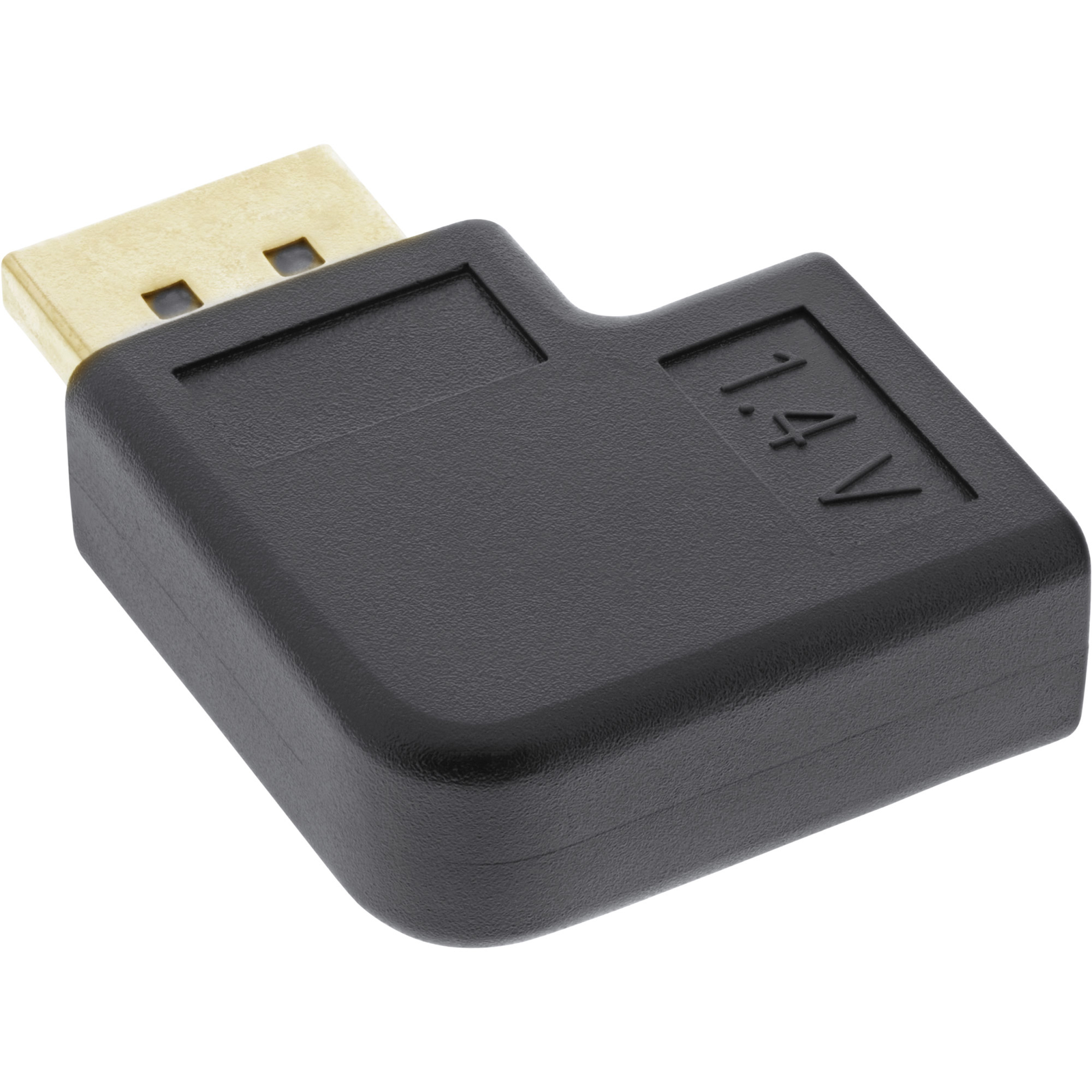InLine DisplayPort Adapter DisplayPort Plug Socket Right Angled