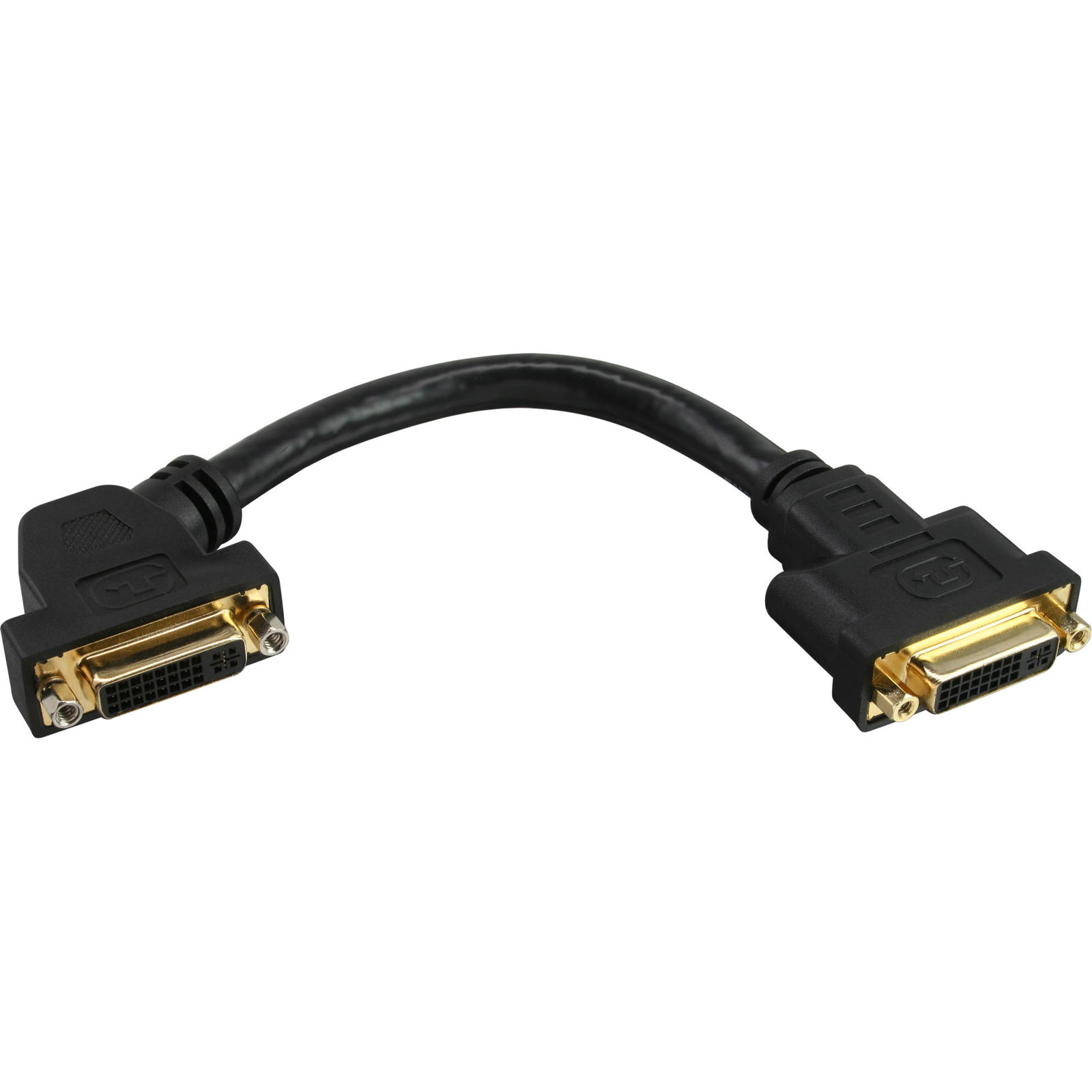 InLine DVI-I Adapter Cable 24+5 Socket-socket for Installation gold-plated Contacts