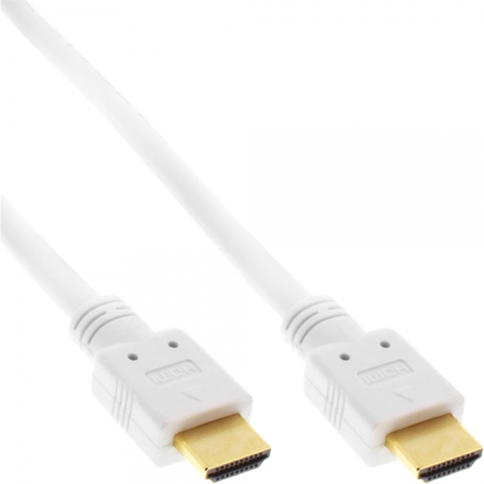 InLine HDMI High Speed Cable with Eth. Premium ST ST White gold 2m