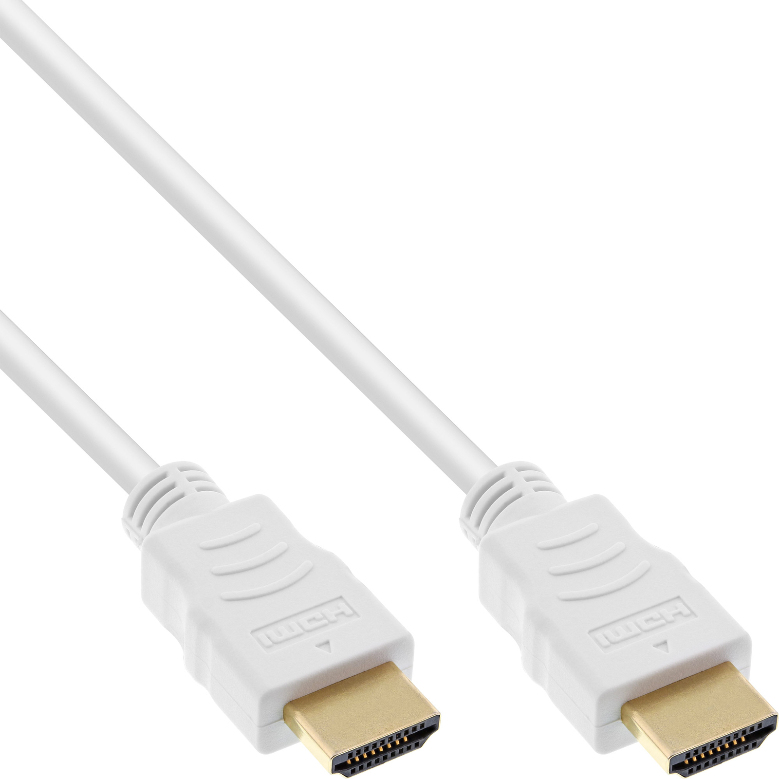 InLine HDMI High Speed Cable with Eth. Premium ST ST White gold 1 -5m