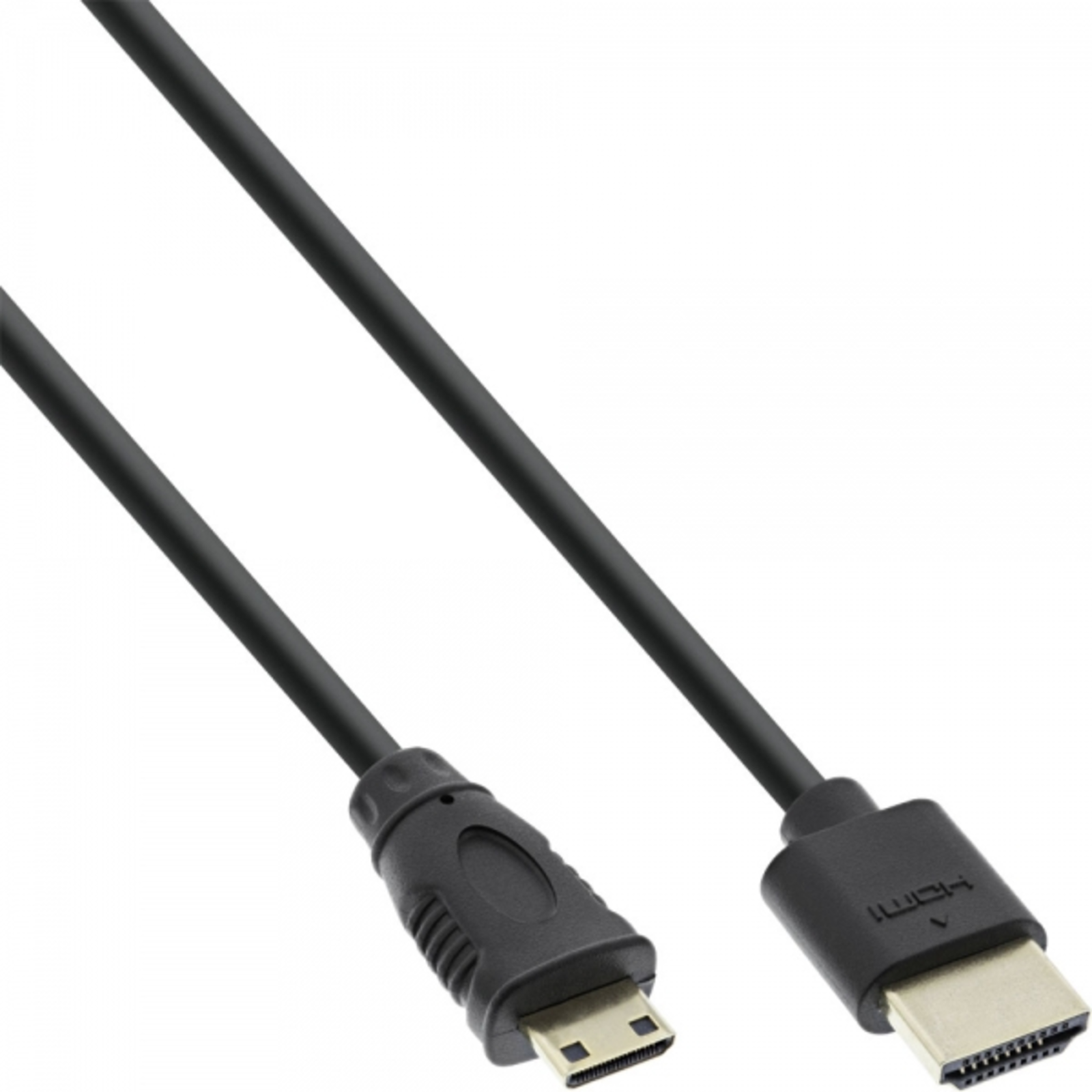 InLine HDMI Superslim Cable A to C HS with Eth. Premium Black gold 0 -5m