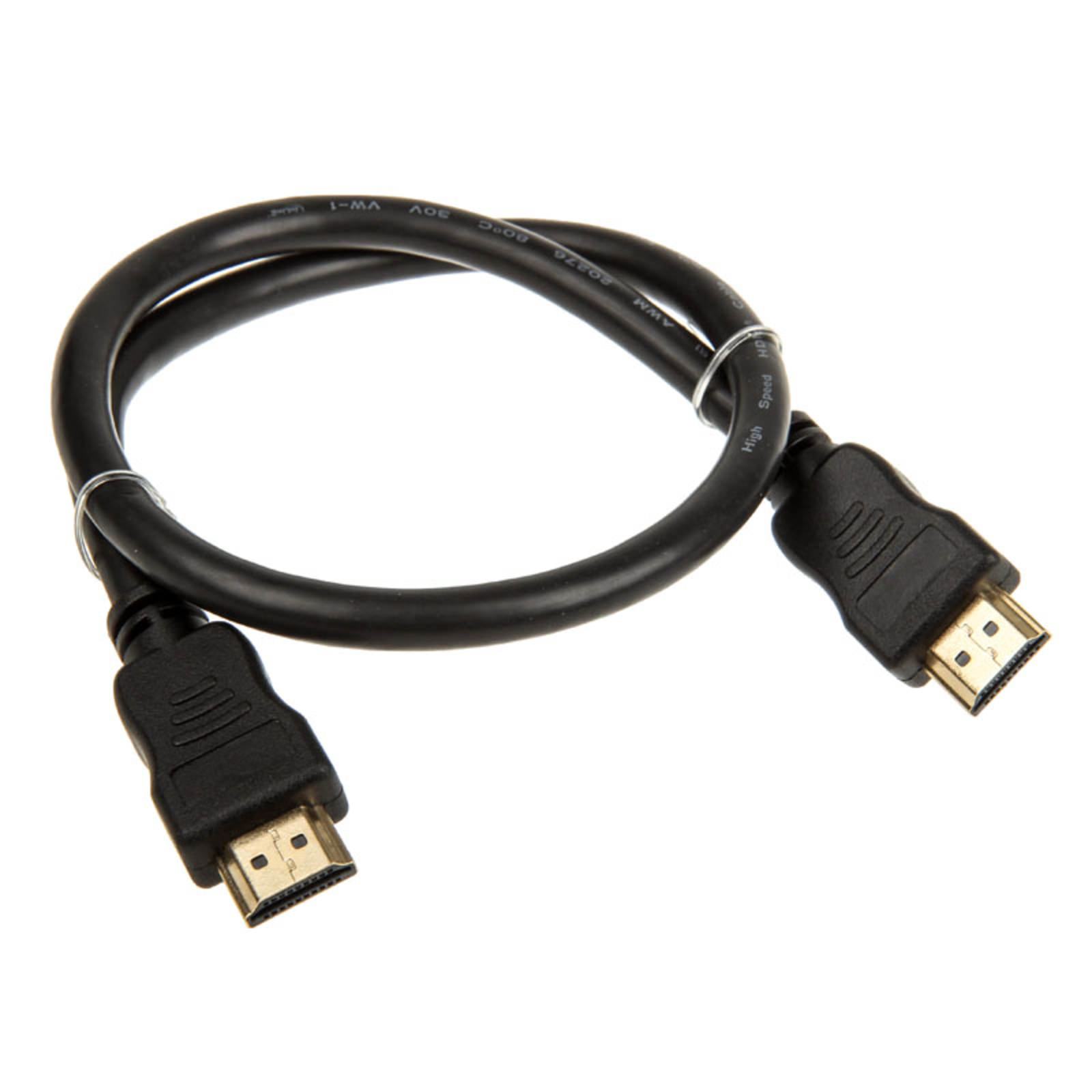 InLine HDMI High Speed Cable with Ethernet Premium 4K2K ST-ST Black 0.5m