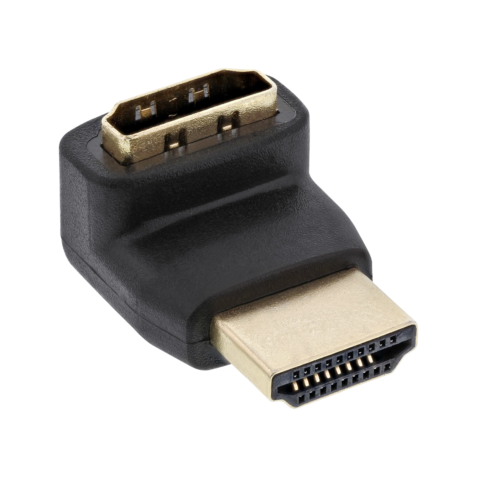 InLine HDMI Adapter Plug/socket Angled Black