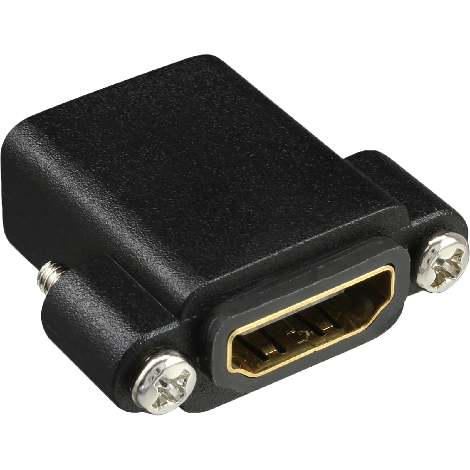 InLine HDMI Adapter for Installation with Thread A Socket-socket gold-plated Contacts