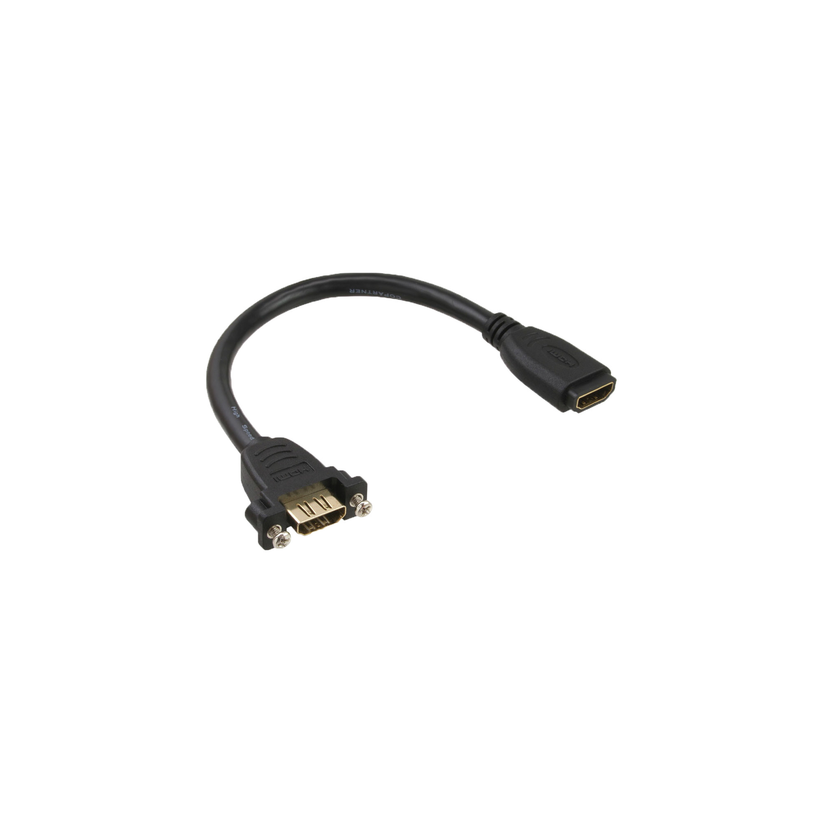 InLine HDMI Adapter Cable for Installation HDMI A Socket-socket gold-plated Contacts