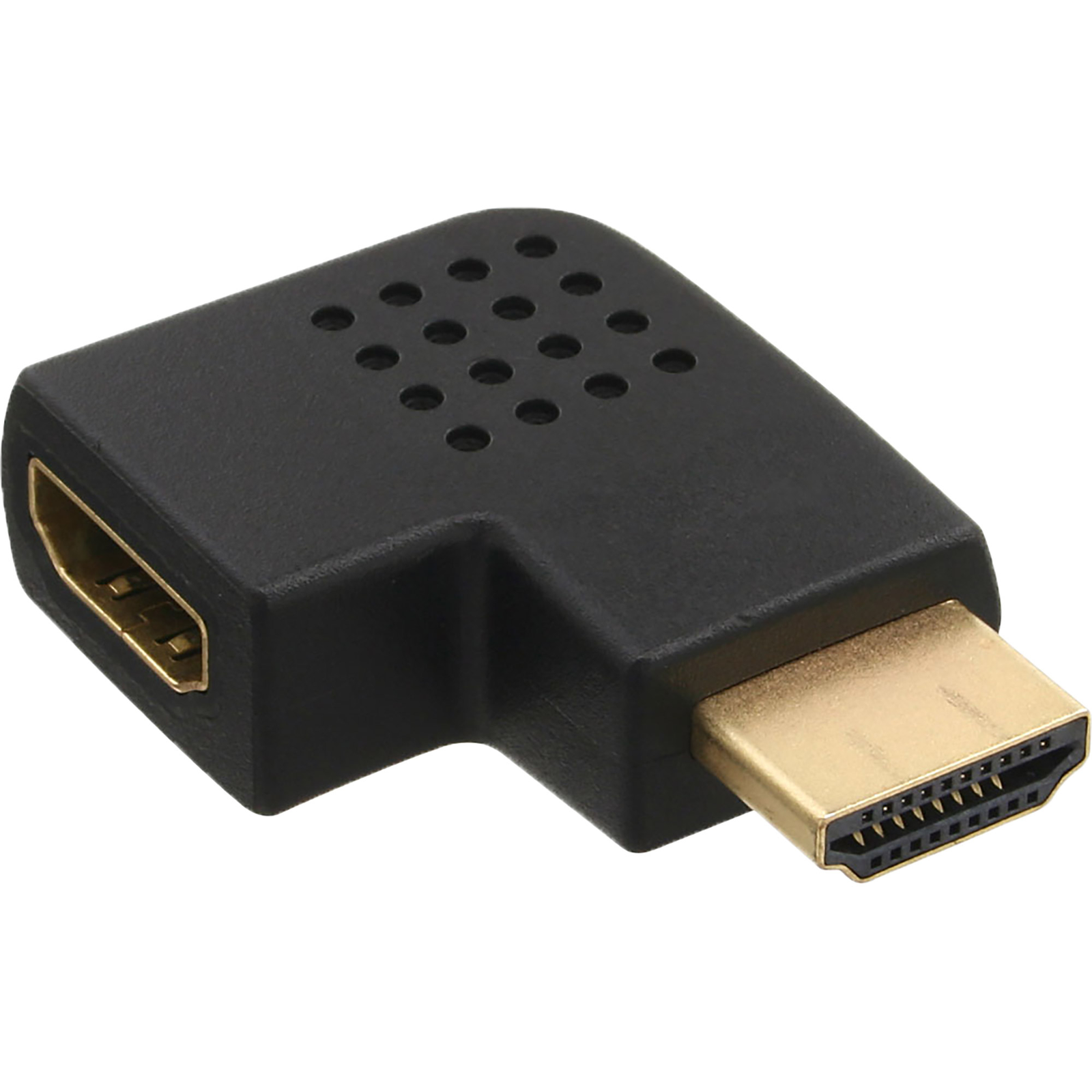 InLine HDMI Adapter Male Female Angled Left Side 4K2K