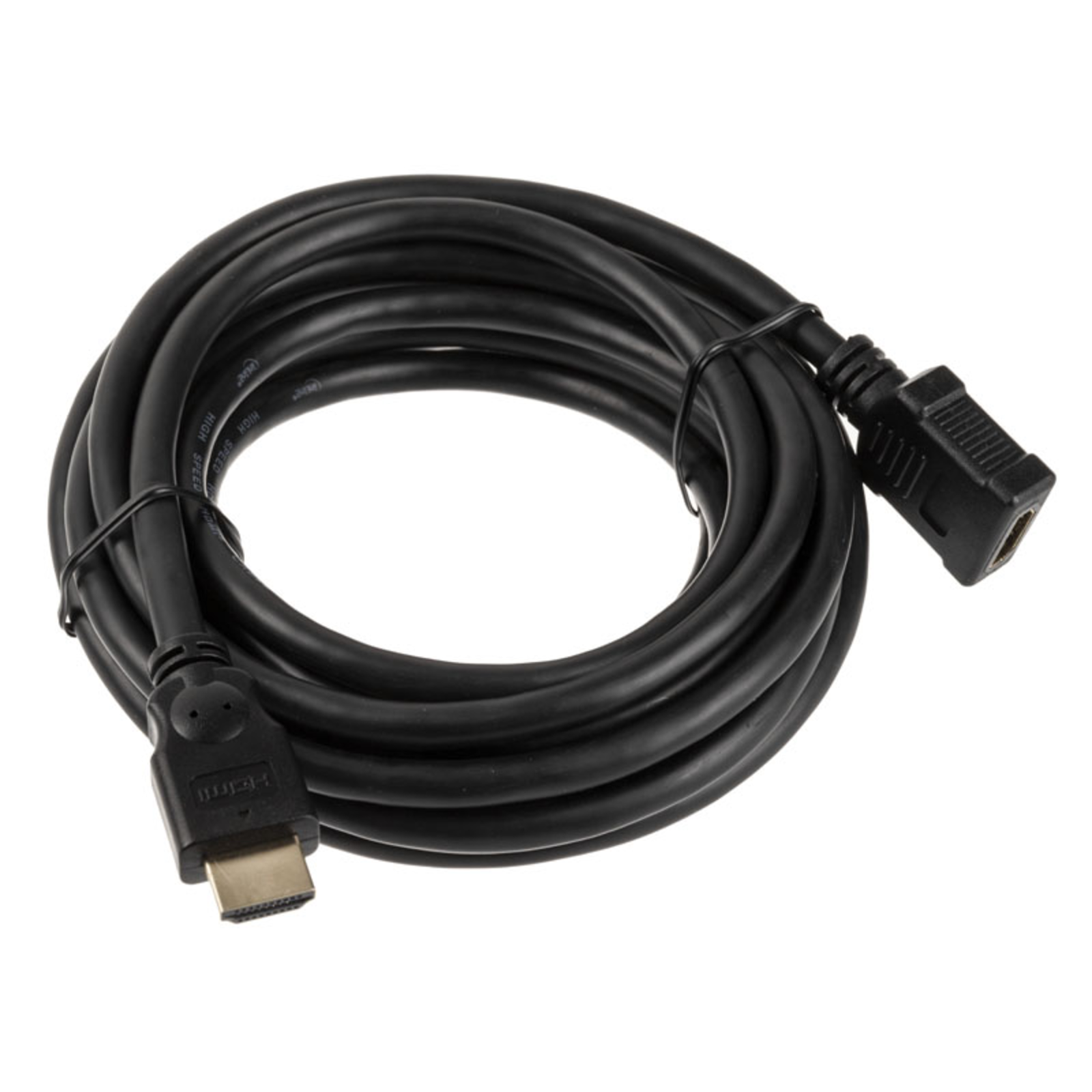 InLine HDMI Verl. HDMI-High Speed ST BU Black gold-plated Contacts 5m