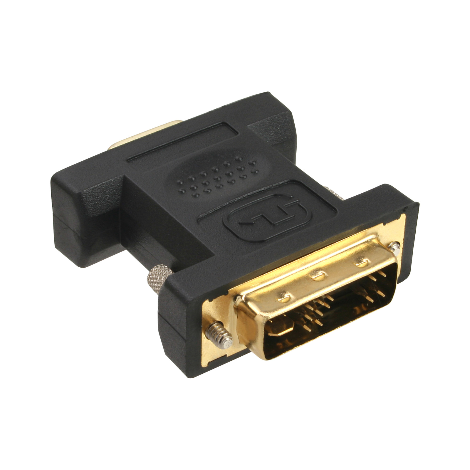 InLine DVI-A Adapter Analog 12+5 Plug to 15-pin HD Socket VGA gold-plated