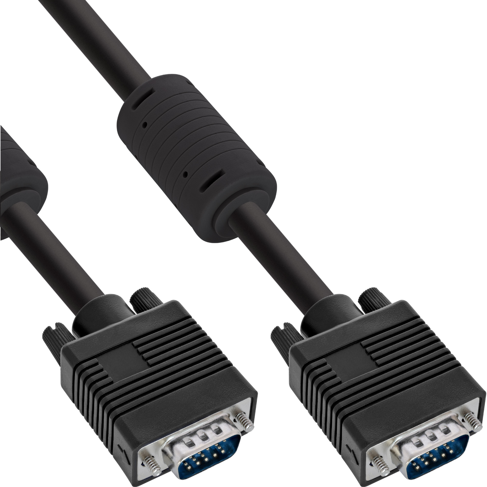 InLine S-VGA Cable 15-pin HD Male Male Black 0.3m