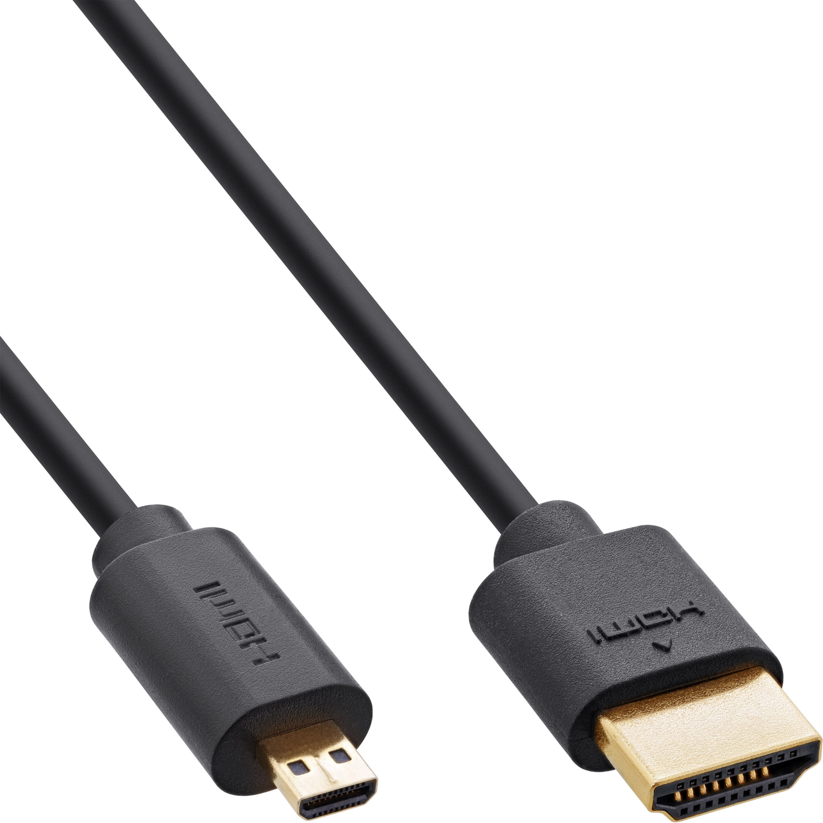 InLine Slim Ultra High Speed HDMI Cable 8K4K A St. D St. Micro 2m