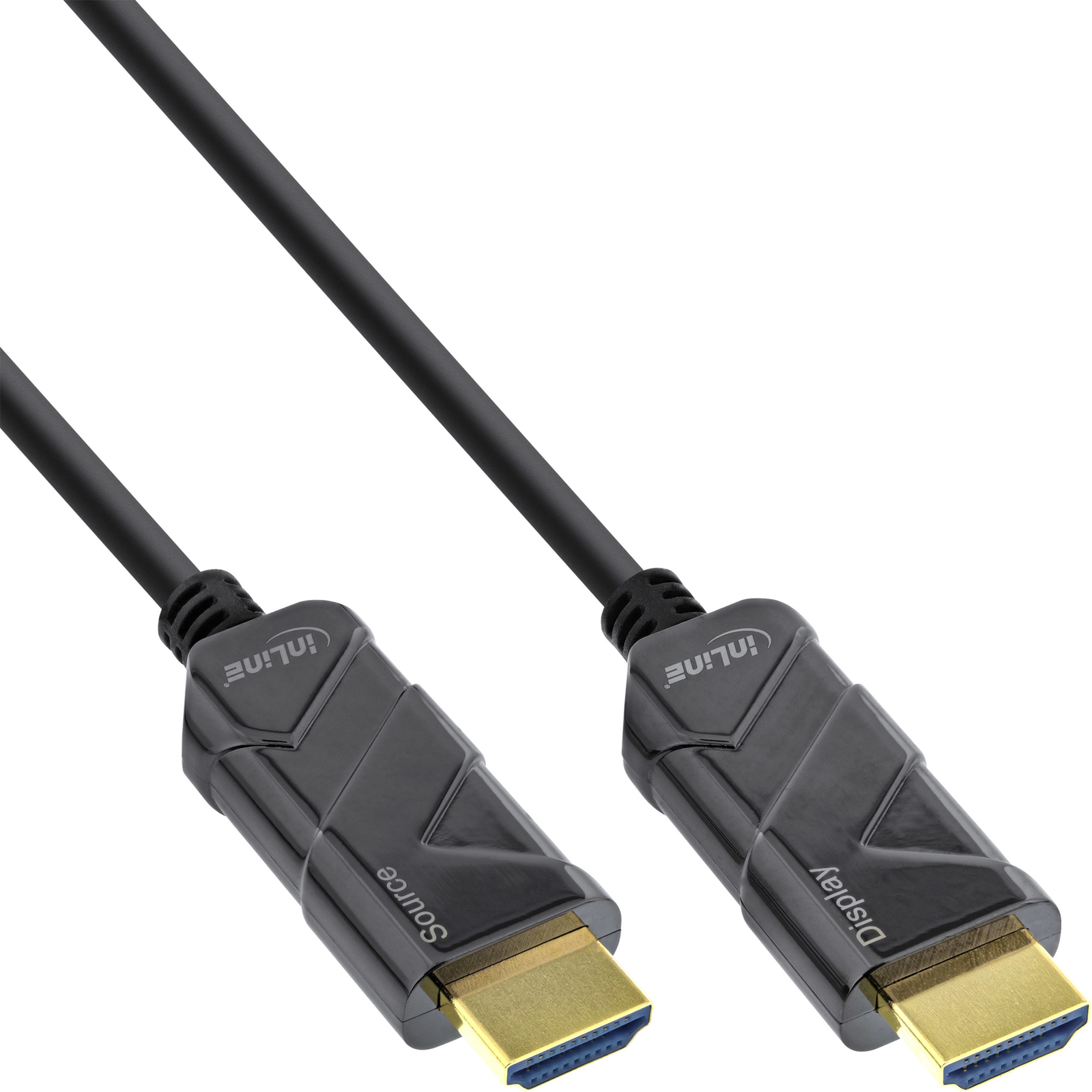 InLine HDMI AOC Cable Ultra High Speed HDMI Cable 8K4K Black 15m