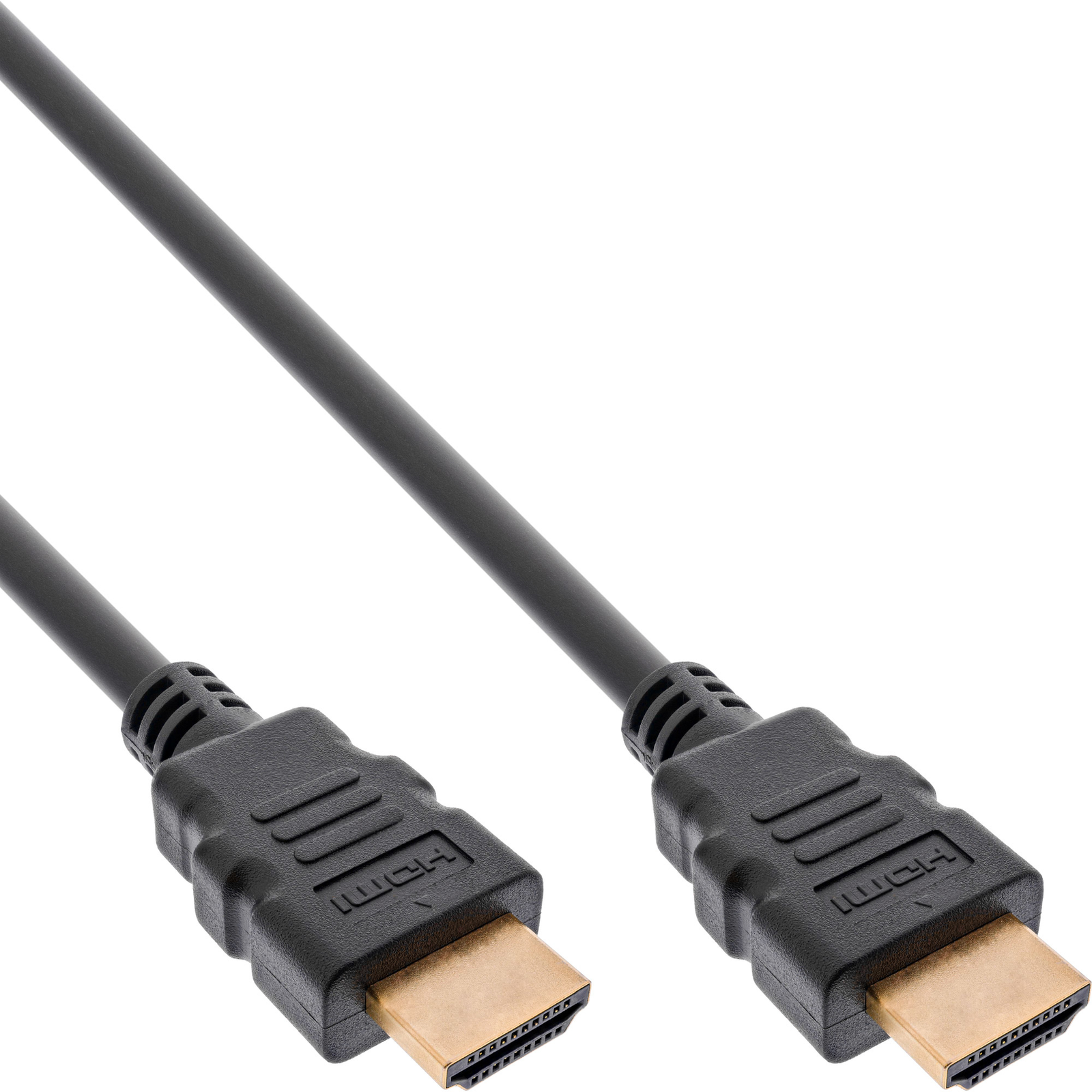 InLine HDMI Cable Ultra High Speed HDMI 8K4K Male Male Black gold 0.5m