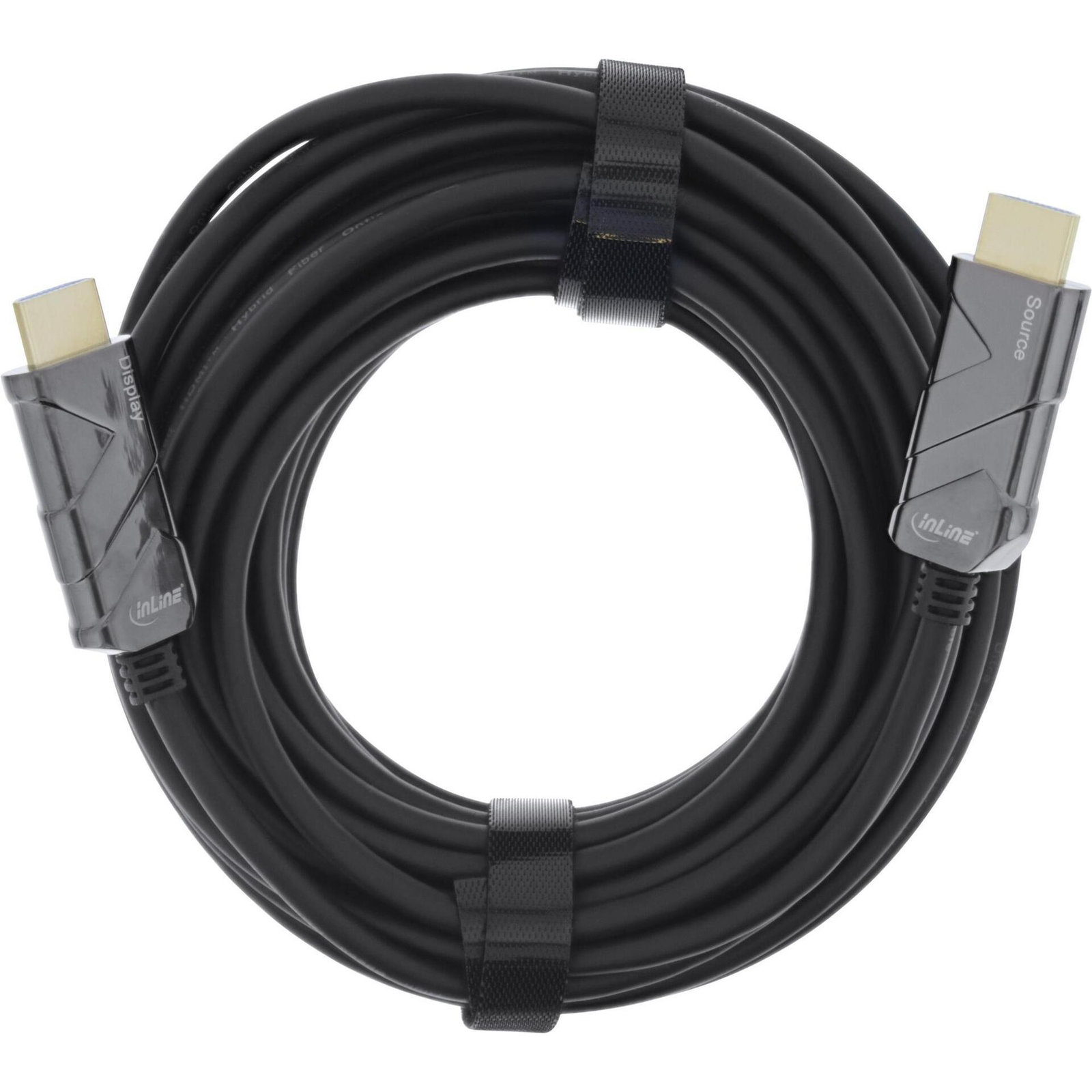 InLine HDMI AOC Cable Ultra High Speed HDMI Cable 8K4K Black 80m