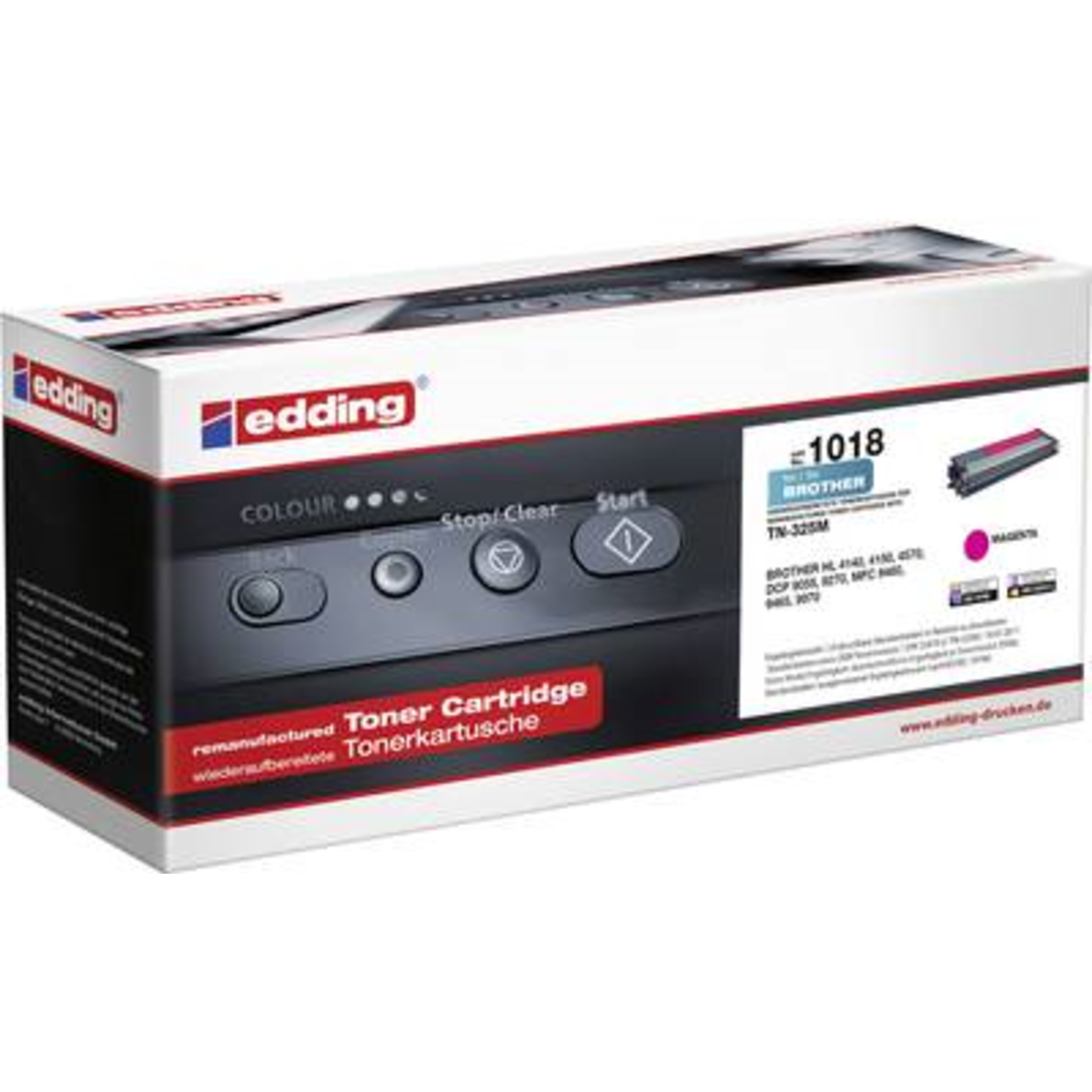 edding EDD-1018 magenta Toner Compatible with Bredher TN-325M