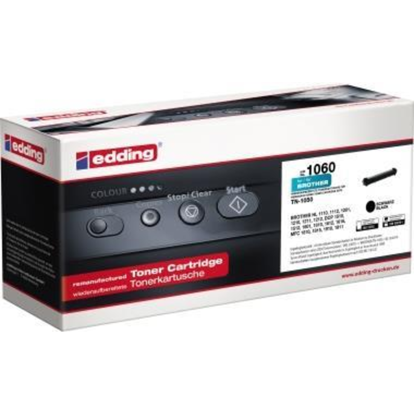 edding EDD-1060 Black Toner Compatible with Bredher TN-1050