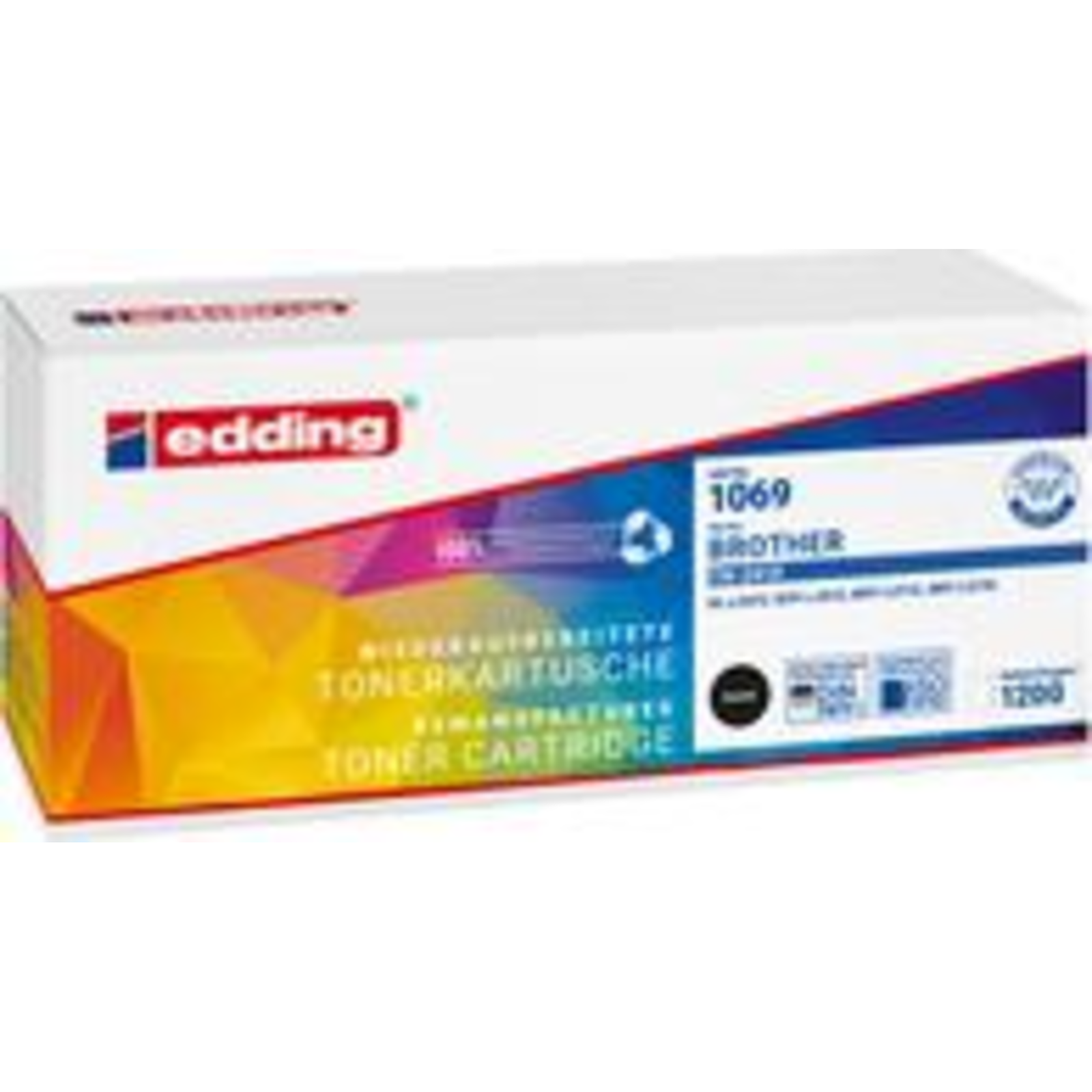 Edding EDD-1069 Black Toner Compatible with Bredher TN-2410