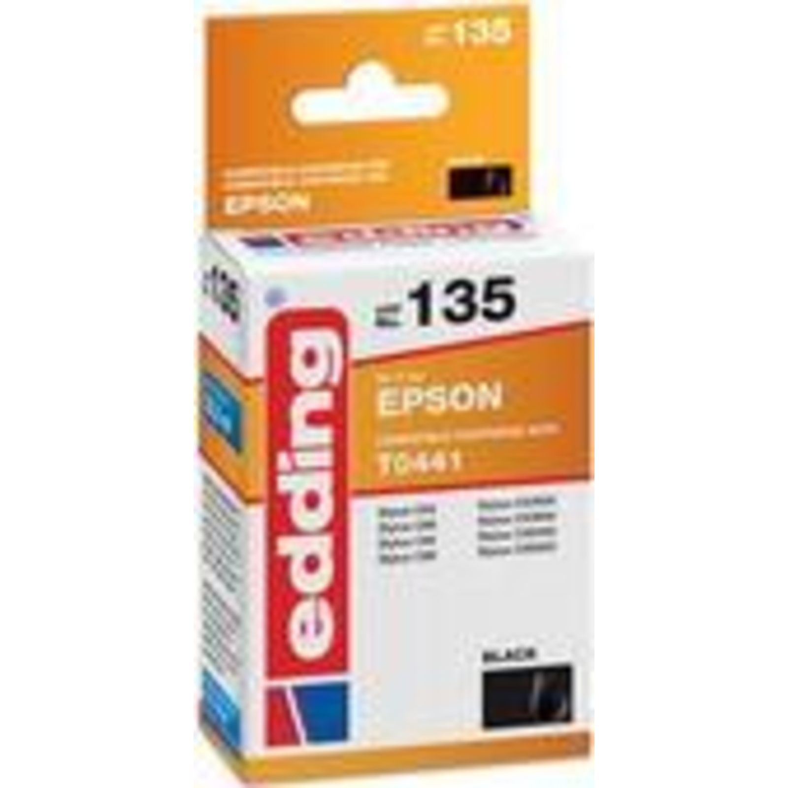 EDDING EDD-135 Compatible Black Epson Single Pack Stylus C 64 66 84 86 CX 36