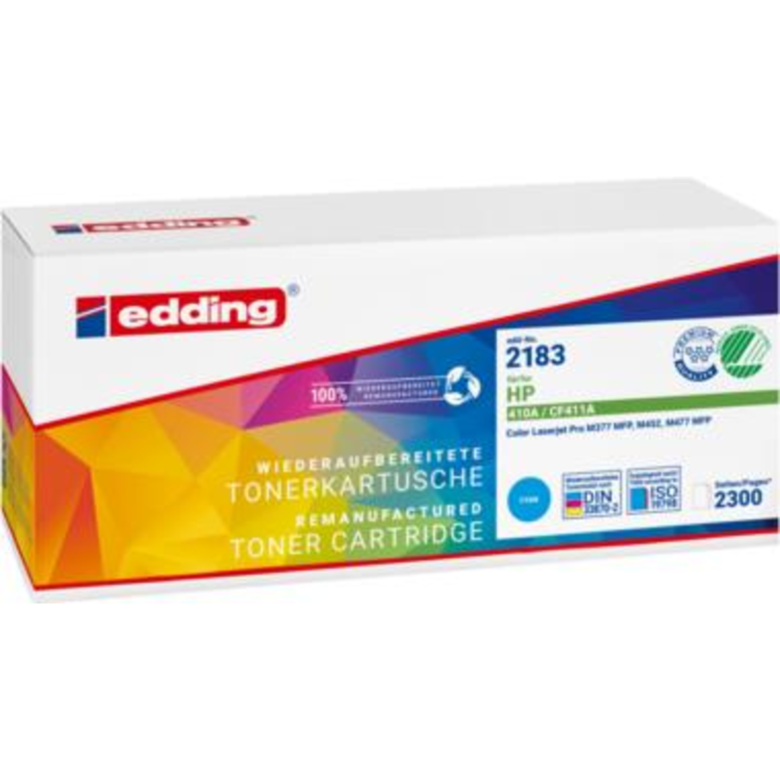 Edding Toner 18-2183 like CF411A cyan Compatible Toner Unit