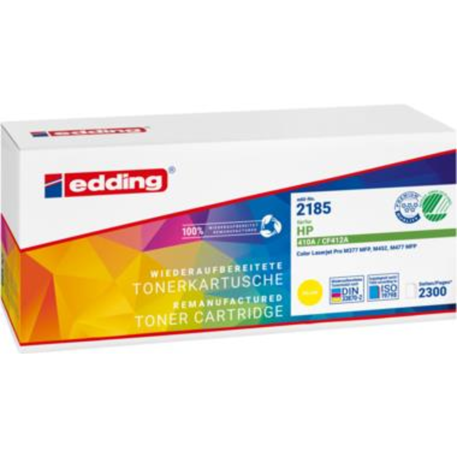 Edding Toner 18-2185 like CF412A Yellow Compatible Toner Unit