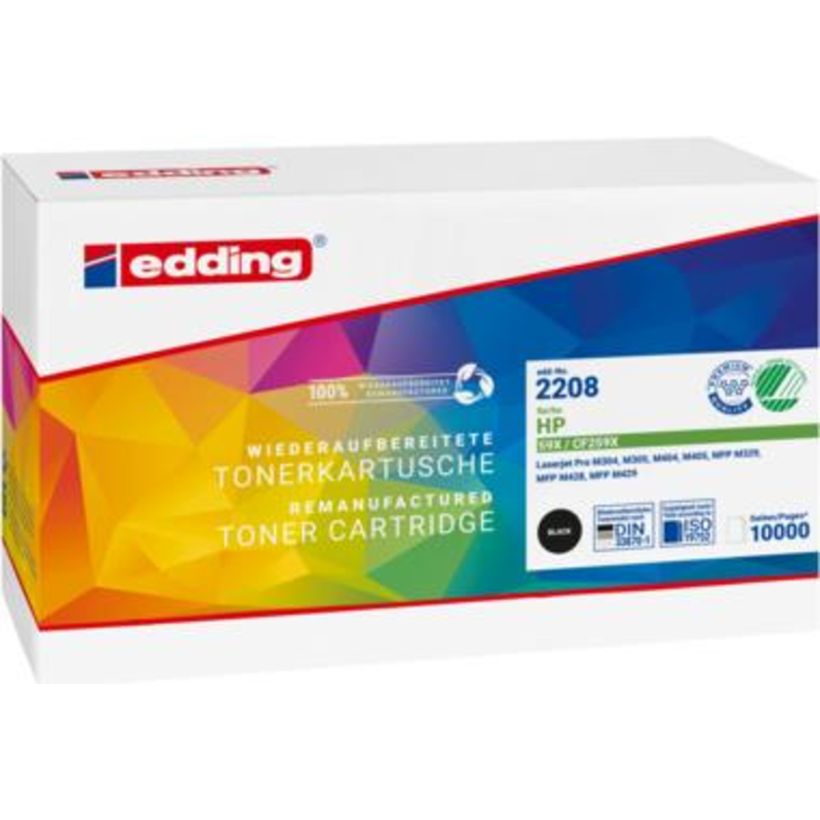Edding EDD-2208 Black Toner Replaces 59X CF259X Compatible Toner Unit