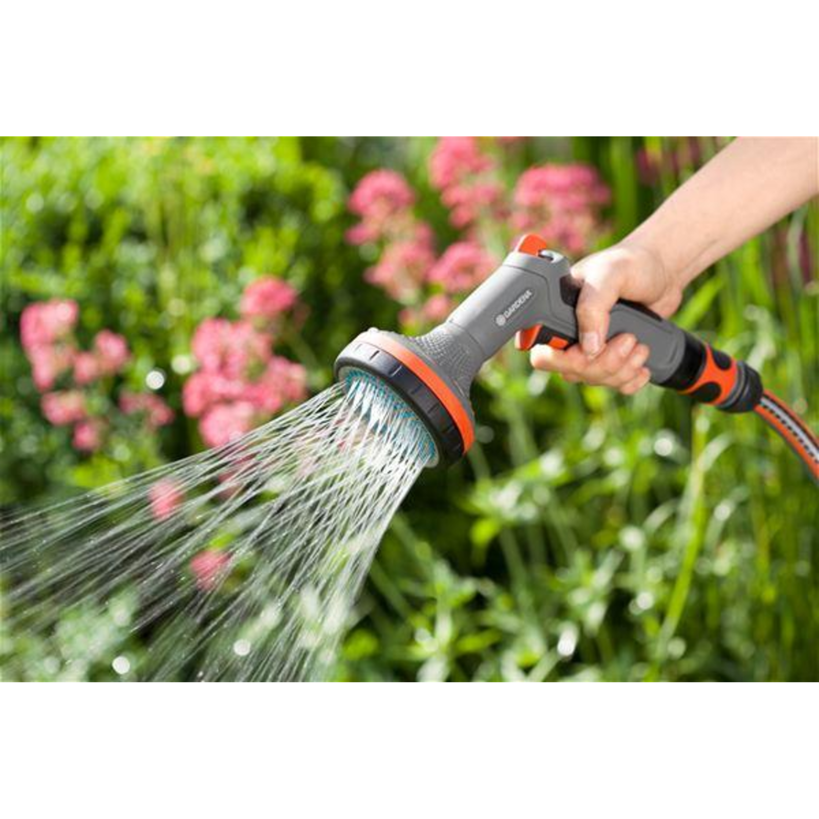 Gardena Comfort Shower Head for Flower Beds 18319-20 Grey orange