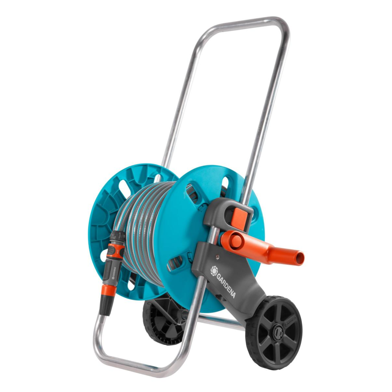 Gardena CleverRoll S Hose Reel Set Turquoise Grey 20 Metres with Connections