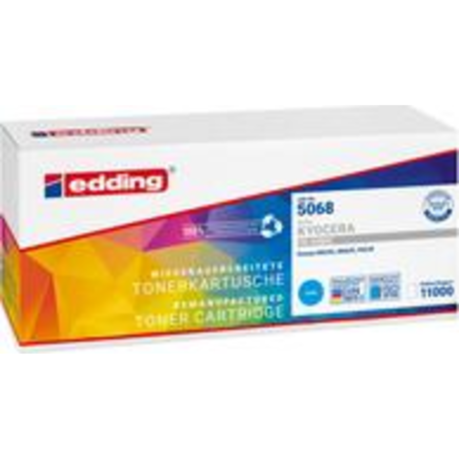 Edding EDD-5068 cyan Toner Compatible with KYOCERA TK-5280C